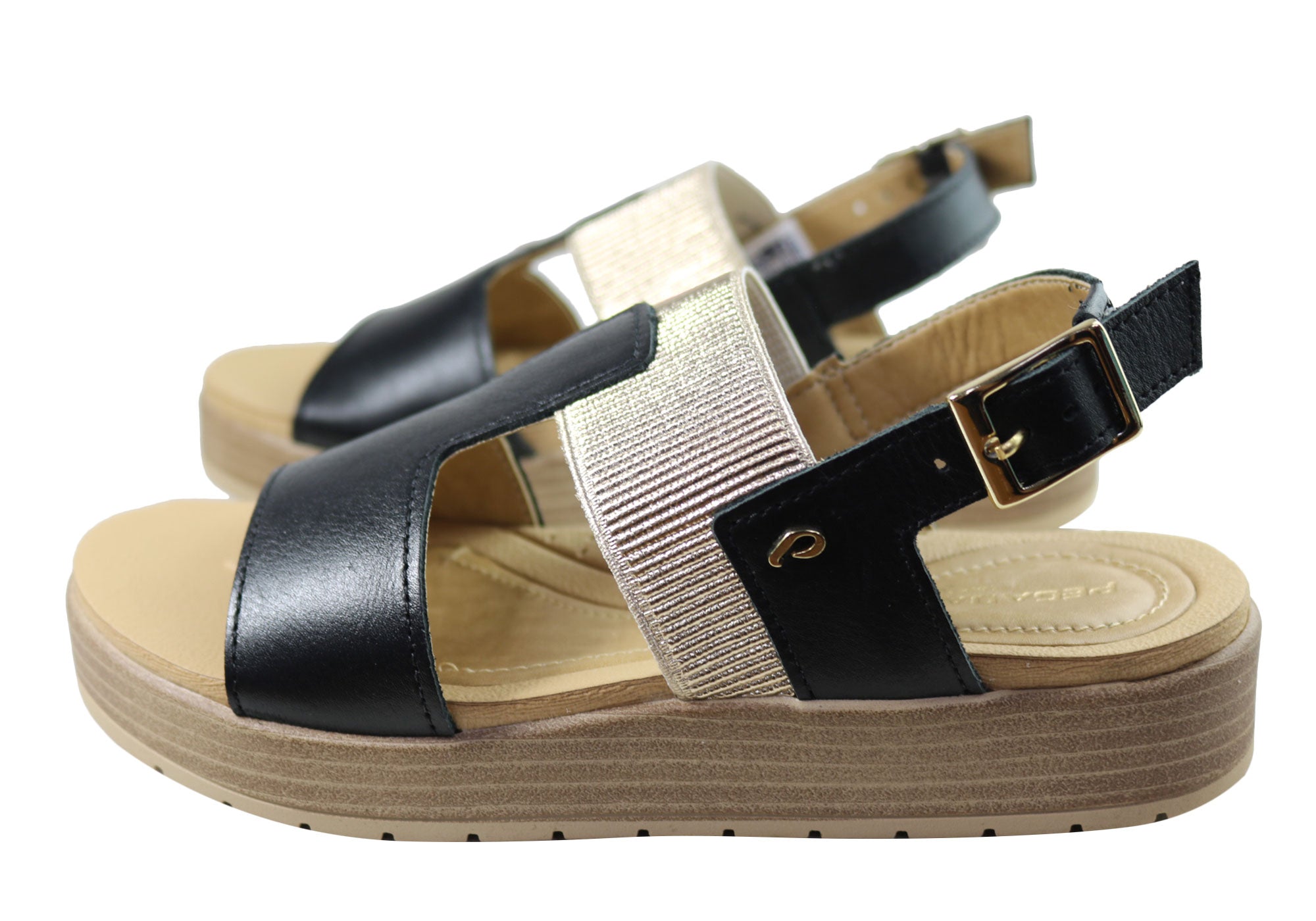 Pegada Hume Women's Comfortable Leather Sandals - Handmade in Brazil - Perfect for Beach Vacations, Summer Outfits & Casual Wear