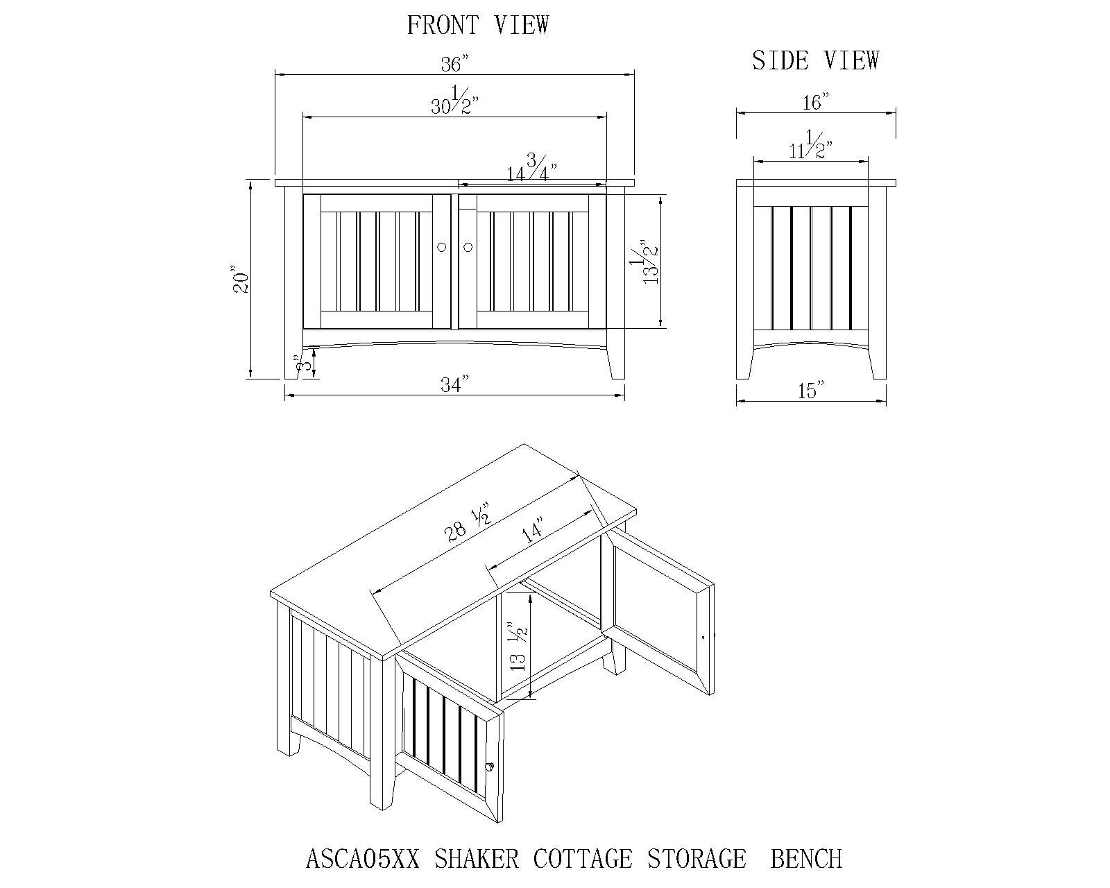 Alaterre Shaker Cottage Wall Mounted Coat Rack with Storage Cubbies & Entryway Bench - Espresso Finish - Perfect for Mudroom, Entryway, and Small Space Organization