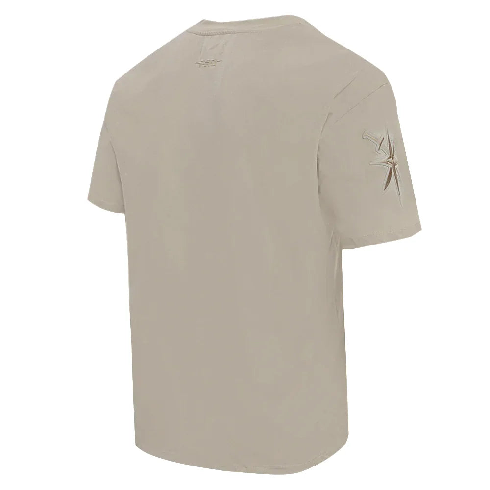 Men's Vegas Golden Knights Taupe Short Sleeve T-Shirt - Pro Standard Neutral Tee for Casual Wear & Game Day Outfits