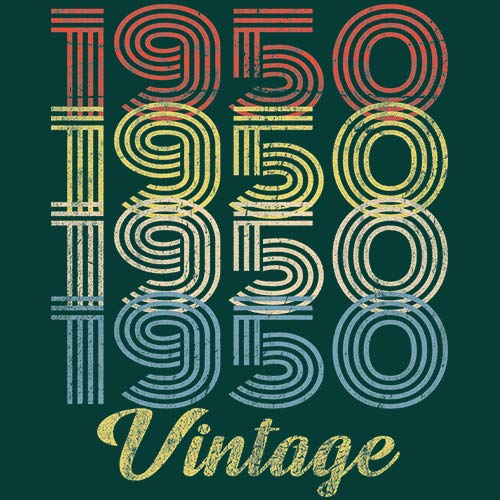 Vintage 1950 Retro 75th Birthday Gift T-Shirt for Men - Classic 1940s Style 75 Year Old Birthday Present - Perfect for Parties, Family Celebrations & Milestone Events