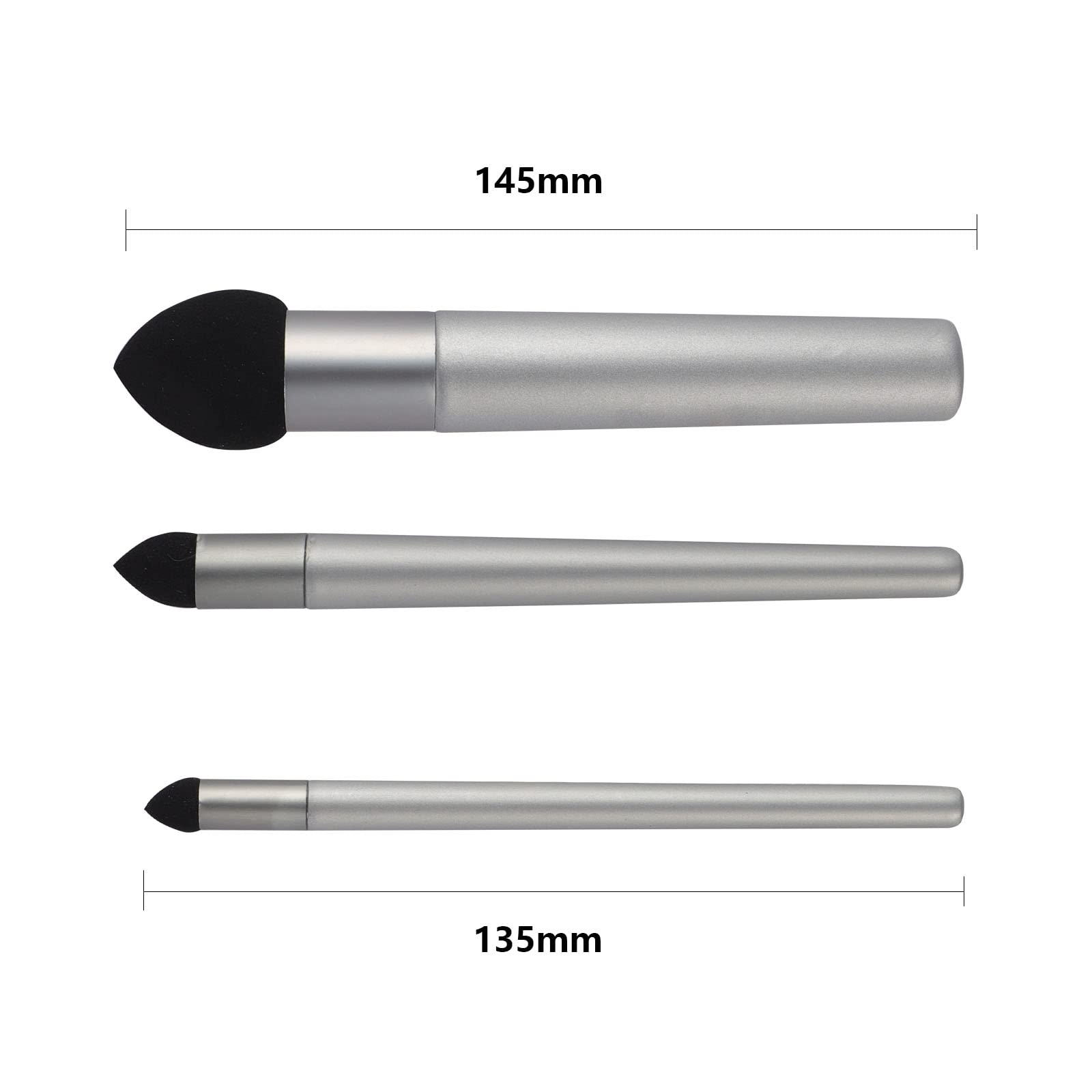3-Piece Artist Sponge Sketch Pen Set - Washable Rubbing Brush & Blending Tool for Kids & Students - Highlight, Smudge Correction, Lightening - Perfect for Drawing, Sketching & Art Projects