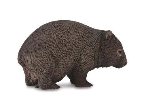 CollectA Marsupial Wombat Figurine - Realistic Australian Wildlife Toy for Kids, Animal Lovers & Educational Play | Perfect for Nature Collections, School Projects & Diorama Displays