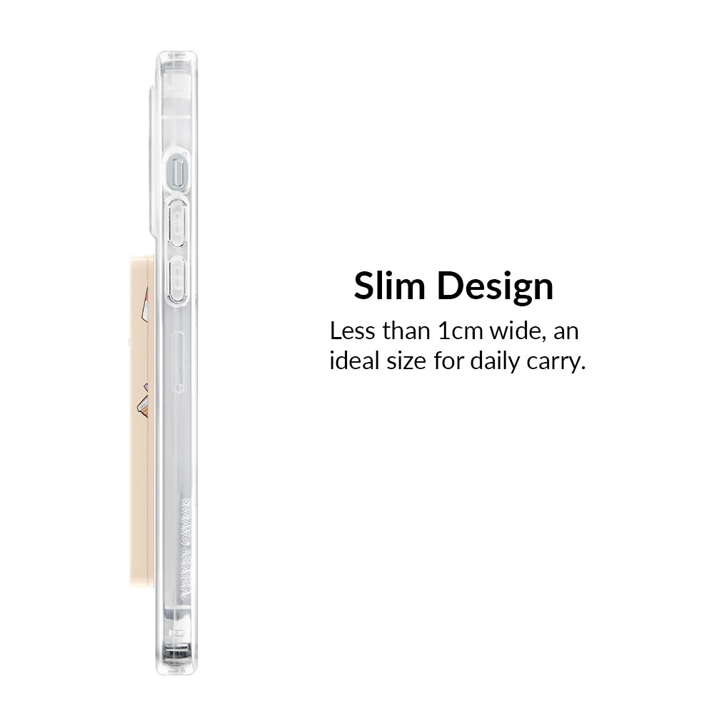 Premium MagSafe Wallet for iPhone - Slim & Secure Card Holder with Strong Magnetic Attachment - Perfect for Travel, Work & Everyday Use