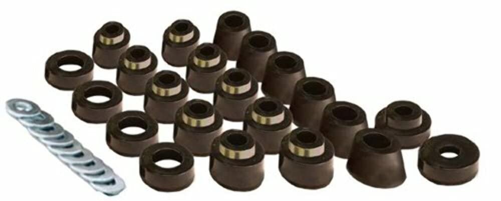 Daystar KJ04003BK Polyurethane Body Mount Kit for Jeep Wrangler & Cherokee - Durable Suspension Upgrade for Off-Road & Daily Driving