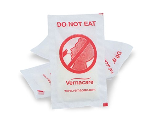 Vernagel Super Absorbent Powder Sachets for Urine, Sweat & Bodily Fluids - 100 Pack | Leak Protection for Bedridden Patients, Incontinence Care & Hospital Use