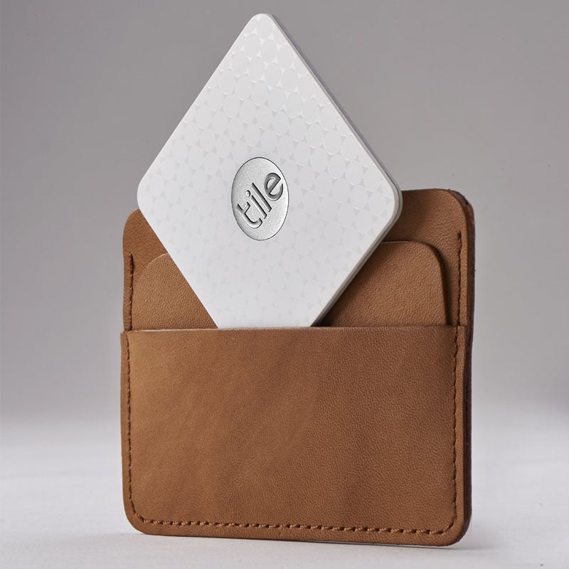 Tile Slim Bluetooth Tracker - Ultra Thin & Lightweight, Find Your Keys, Wallet & More - Perfect for Travel, Office & Everyday Use (White)