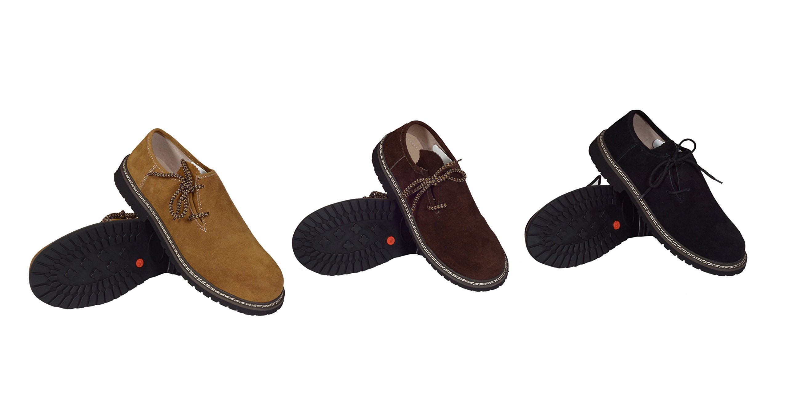 Premium TR Martha Men's Leather Trachten Shoes - Authentic Oktoberfest Shoes for Men - Comfortable & Durable German Style Footwear for Festivals, Weddings & Cultural Events