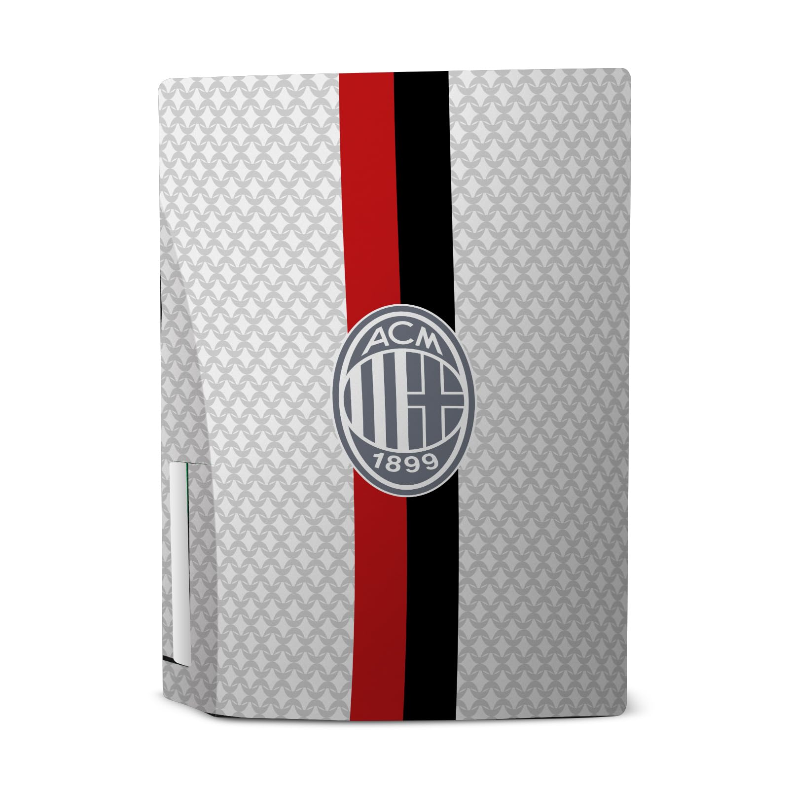 Official AC Milan Away 2023/24 Logo Vinyl Skin Sticker Cover Compatible with Sony PlayStation 5 PS5 Disc Edition Console - Custom Gaming Decal for Football Fans & Team Spirit Display