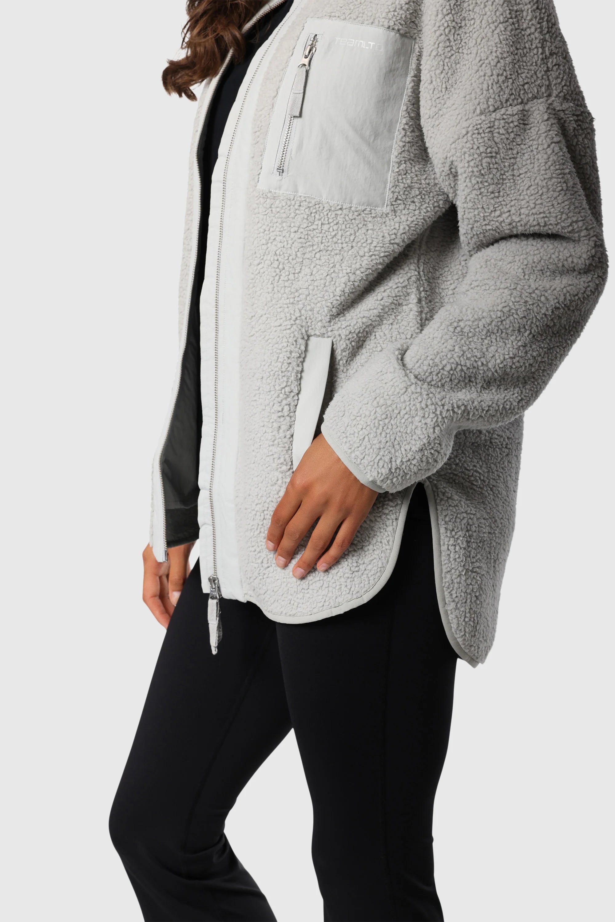 Soft Teddy Fleece Zip Jacket for Women - Cozy Winter Outerwear for Casual Wear, Outdoor Activities & Travel