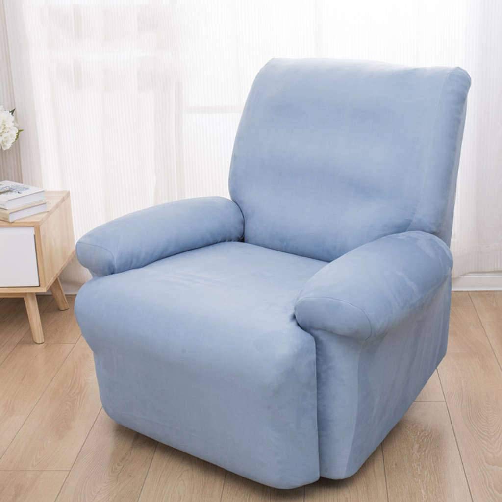 Premium Thick Non-Slip Velvet Recliner Sofa Slipcover - Washable Stretch Couch Cover for 1, 2 & 3 Seat Recliners (D-2 Seat) - Perfect for Living Room, Home Theater & Relaxation Spaces