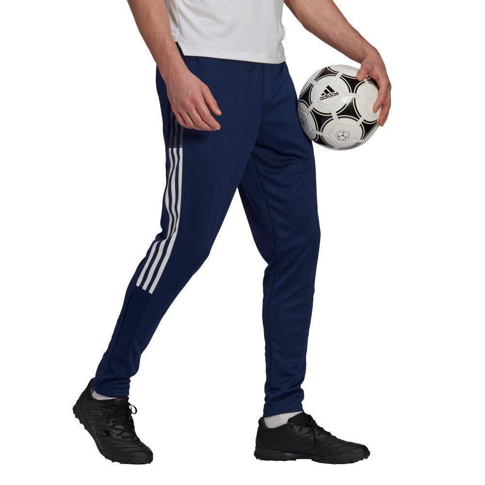 Adidas Men's Tiro 21 Training Pants - Navy/White - Comfortable Athletic Joggers for Running, Gym & Casual Wear