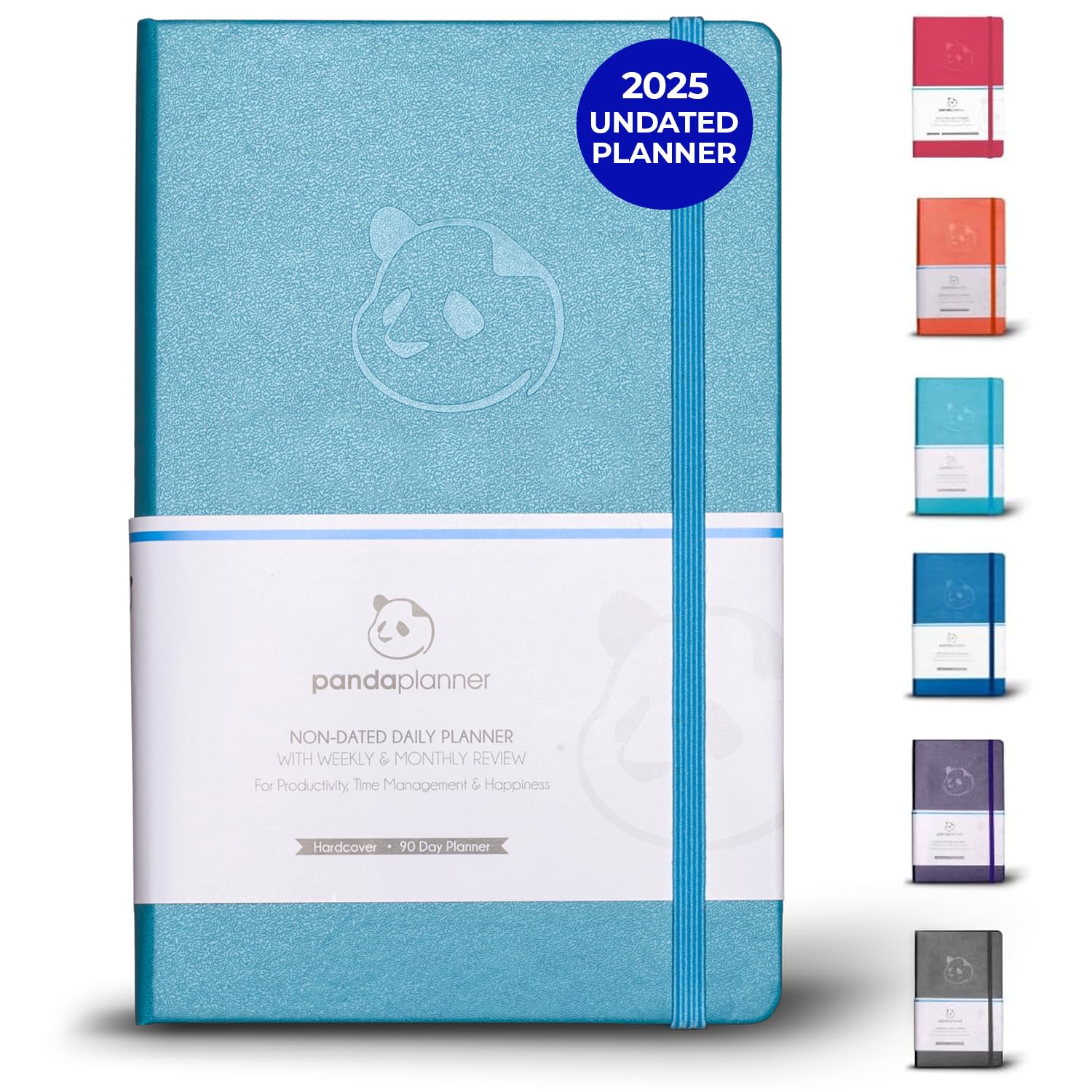 Panda Planner 2025 Undated Daily Planner with Hourly Schedule - 5.75