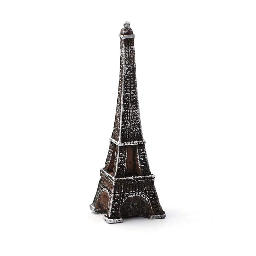 1:12 Scale Miniature Eiffel Tower Dollhouse Ornament - Parisian Themed Home Décor Accessory for Dollhouses, Model Displays & Collectible Scenes