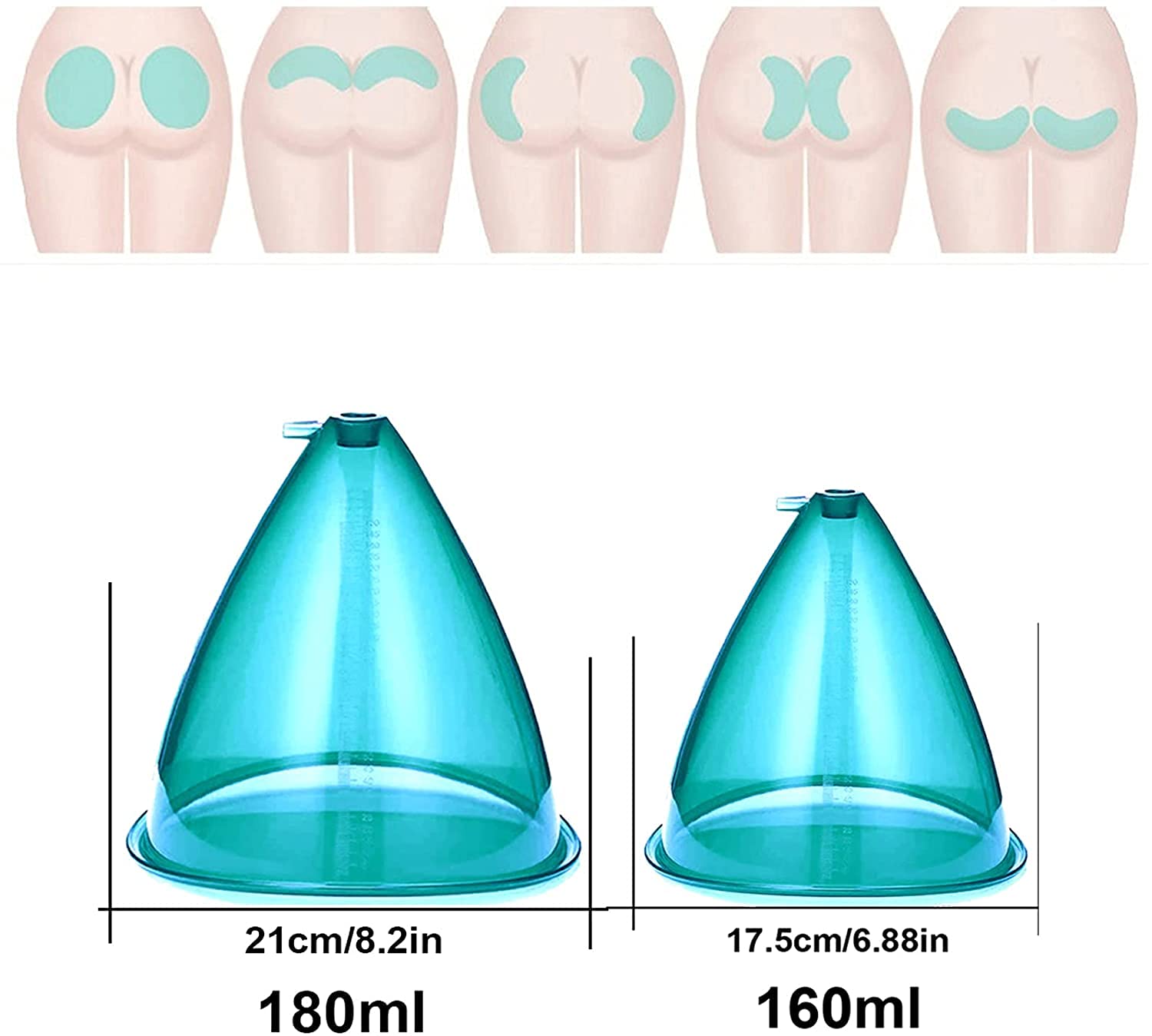 Professional Vacuum Cupping Machine for Body Massage - Large Silicone Cupping Therapy Set for Butt & Breast Lift, Pain Relief & Relaxation | Perfect for Home Spa, Post-Workout Recovery & Beauty Treatments