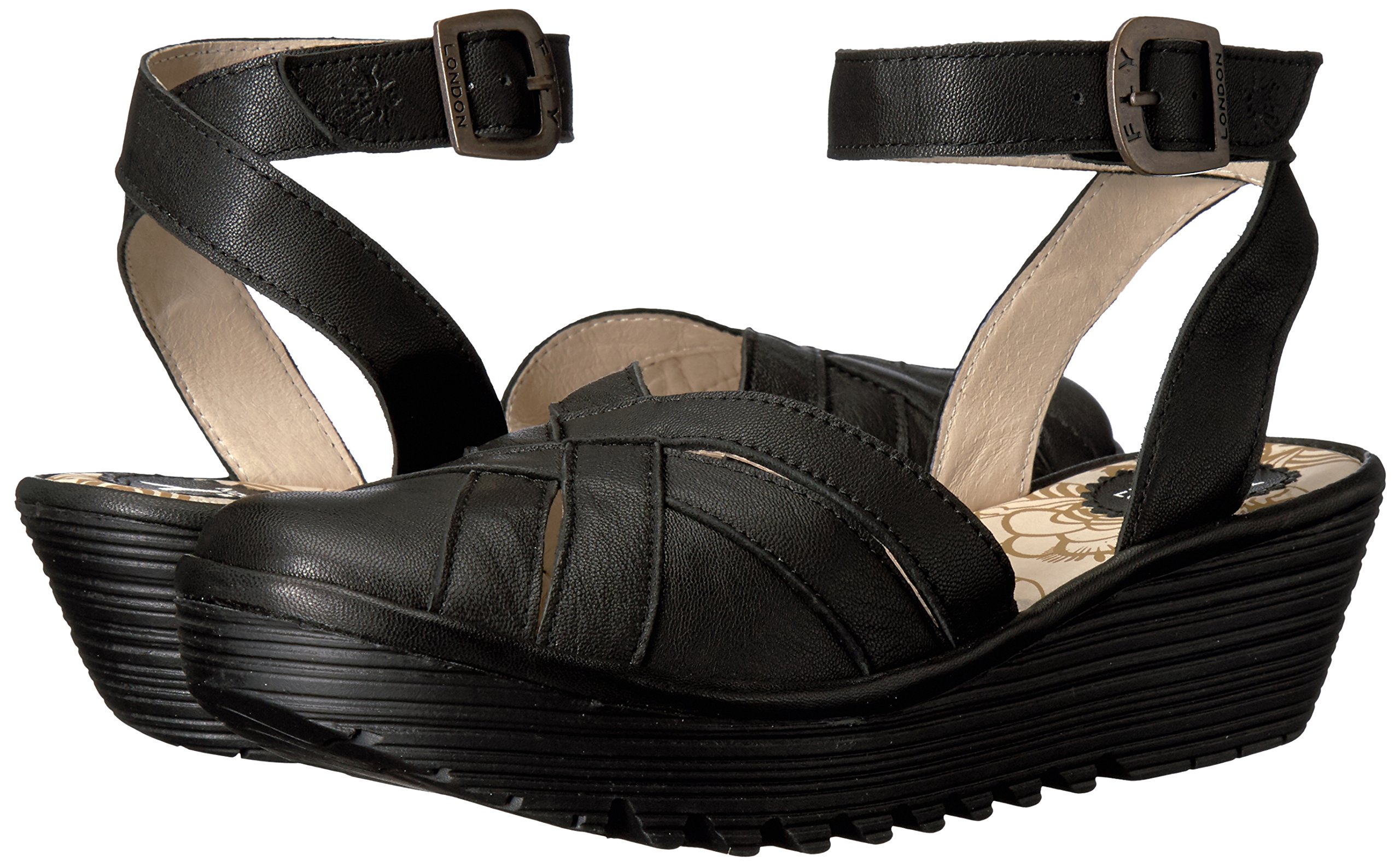 FLY London Women's Flat Sandals - Comfortable Summer Walking Shoes