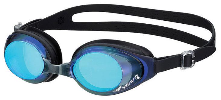 VIEW V630 Mirrored Swimming Goggles - Anti-Fog UV Protection for Competitive Swimming, Triathlon & Pool Training - Comfortable Leak-Proof Design for Adults & Youth