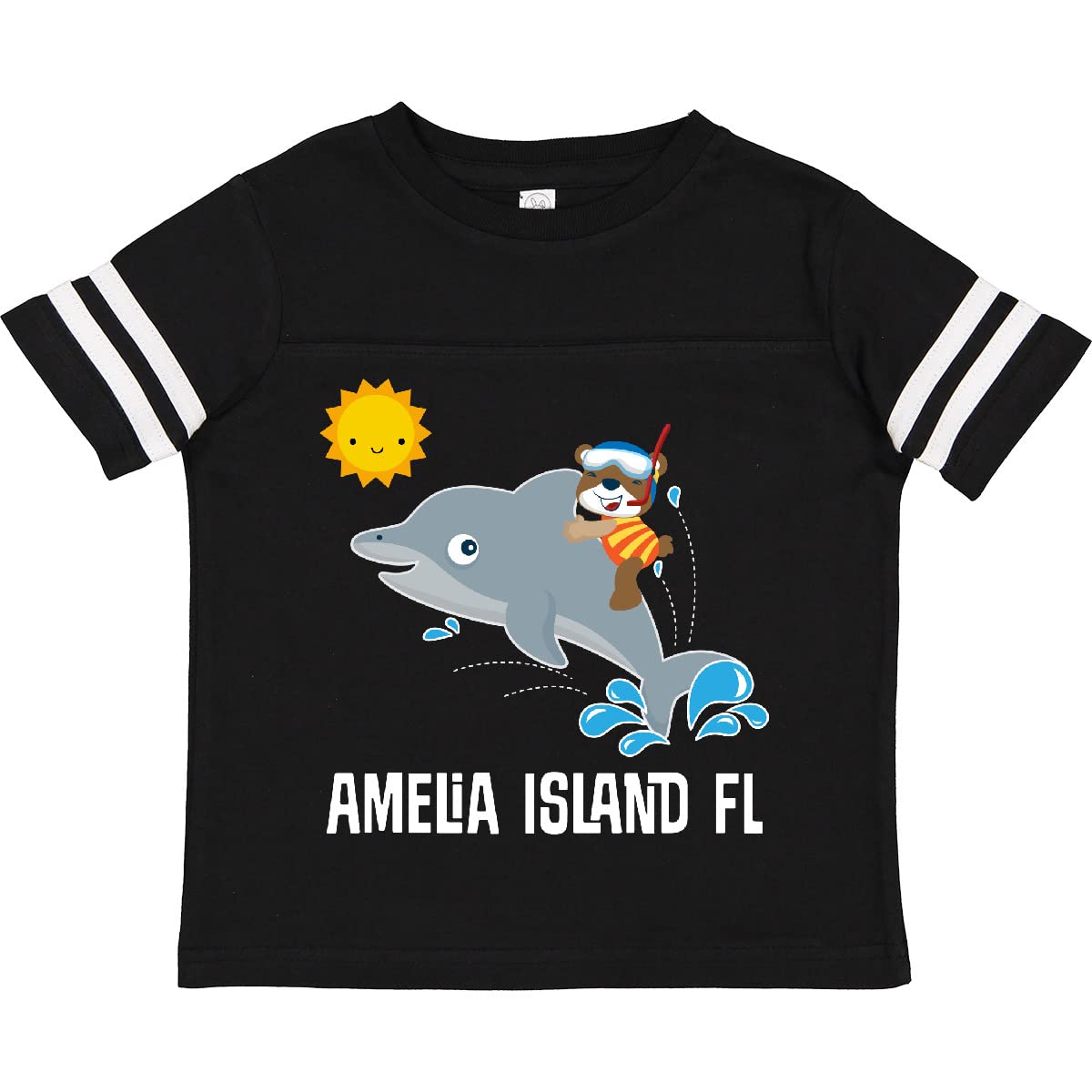 Inktastic Amelia Island Florida Youth T-Shirt - Comfortable Cotton Tee for Kids - Perfect for Beach Vacations, Family Trips & Florida Souvenirs