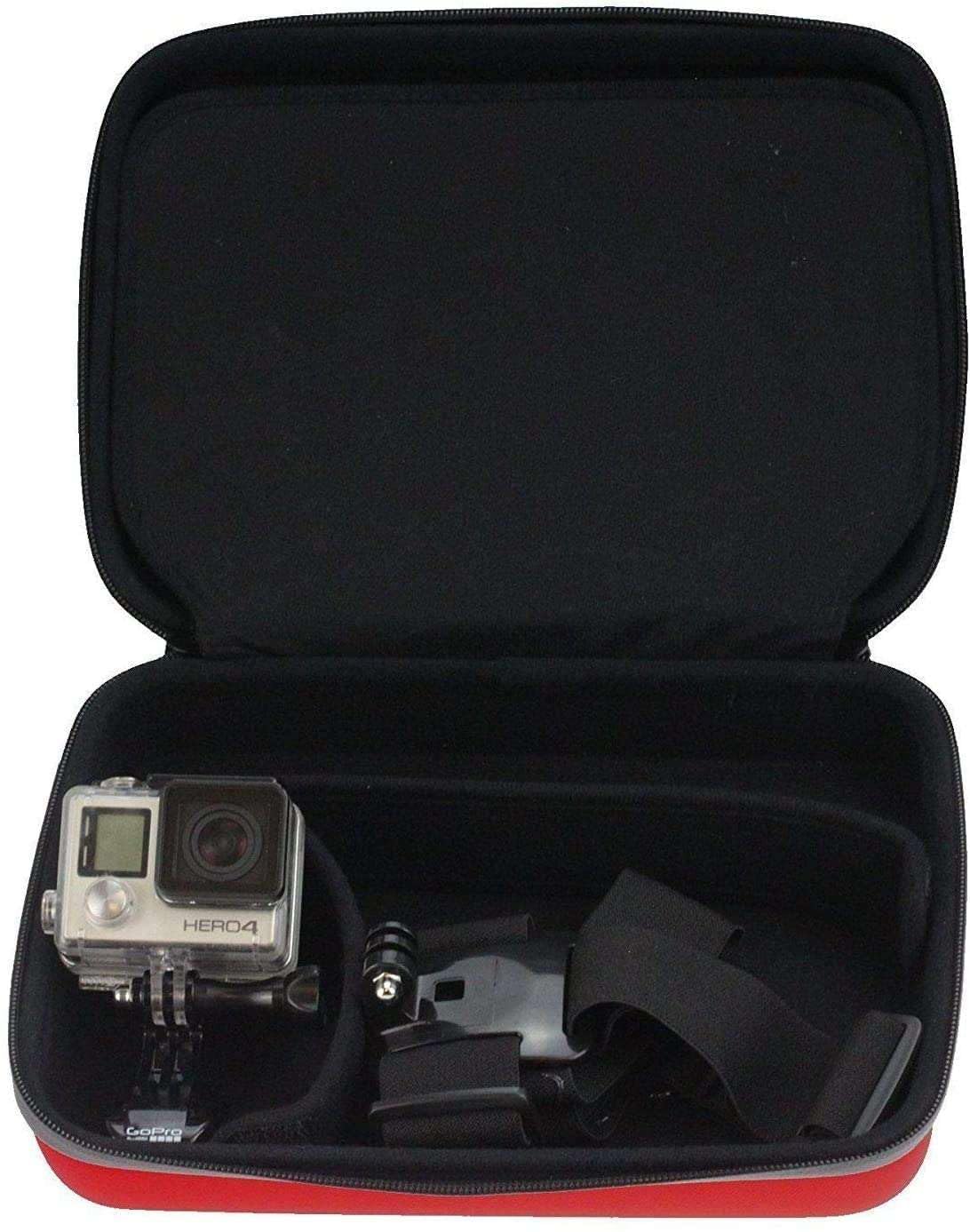 Navitech Red Action Camera Hard Case - Waterproof Protective Cover for VBESTLIFE Sports Camera | Perfect for Outdoor Adventures, Travel & Extreme Sports