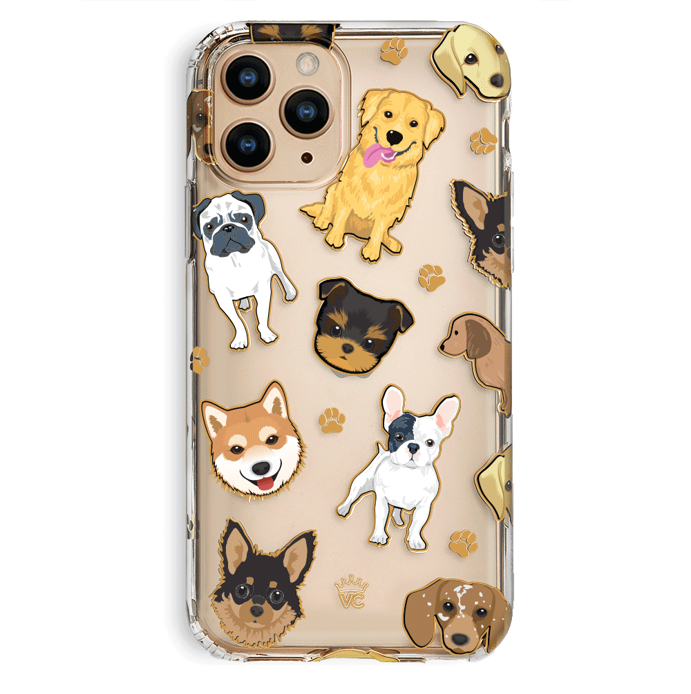 Clear iPhone Case for Dogs - Durable Scratch-Resistant Pet-Themed Phone Cover - Perfect for Dog Lovers & Pet Owners at Home, Work or Outdoor Adventures