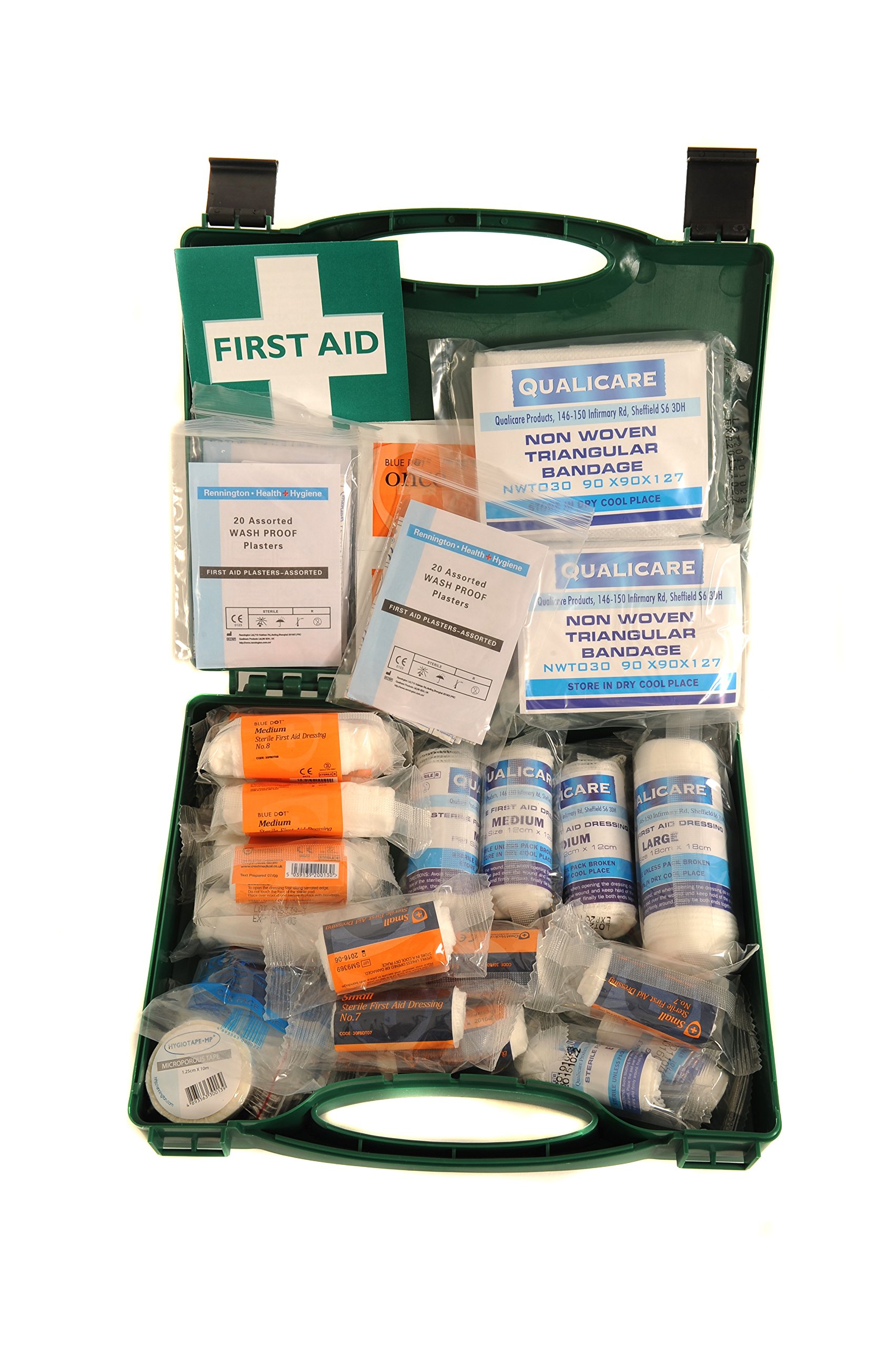 Qualicare QF3905 Pediatric First Aid Kit - Compact & Complete Emergency Medical Supplies for Kids at Home, School & Travel