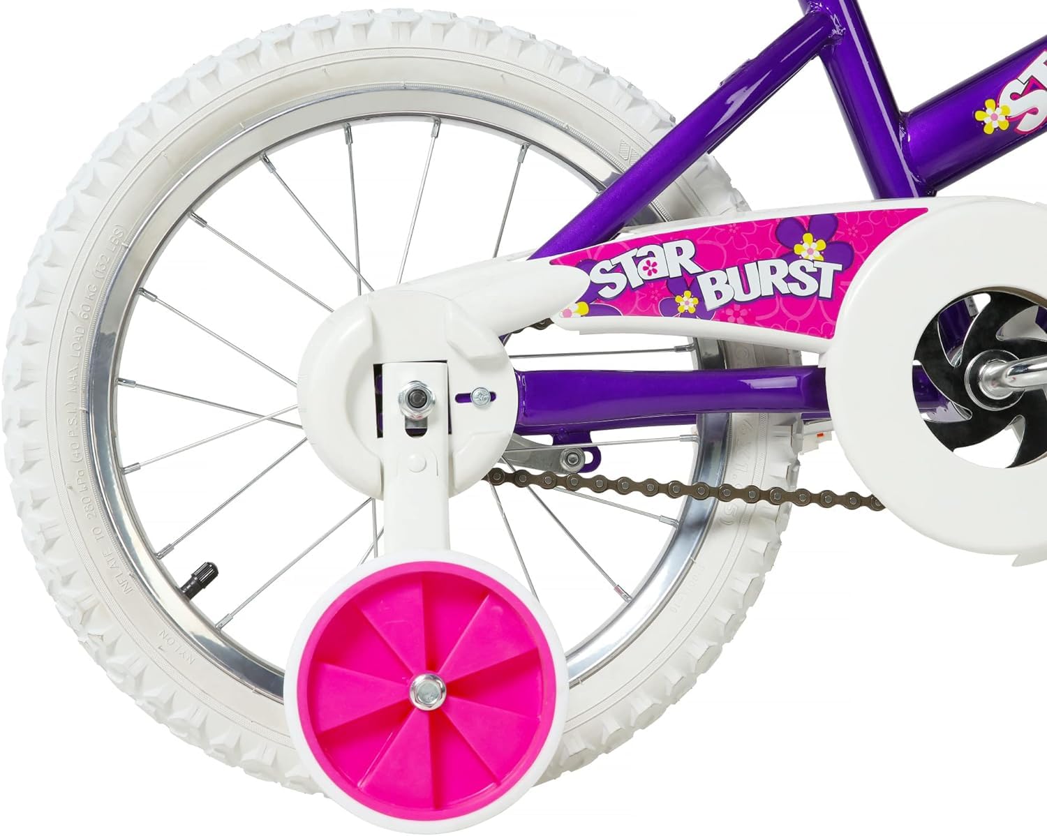 Dynacraft Star Burst Kids Bike - 16 Inch Children's Bicycle for Boys & Girls, Outdoor Riding, Exercise & Play - Perfect Birthday Gift for Active Kids (Ideal for Park Rides, Neighborhood Adventures & Family Outings)