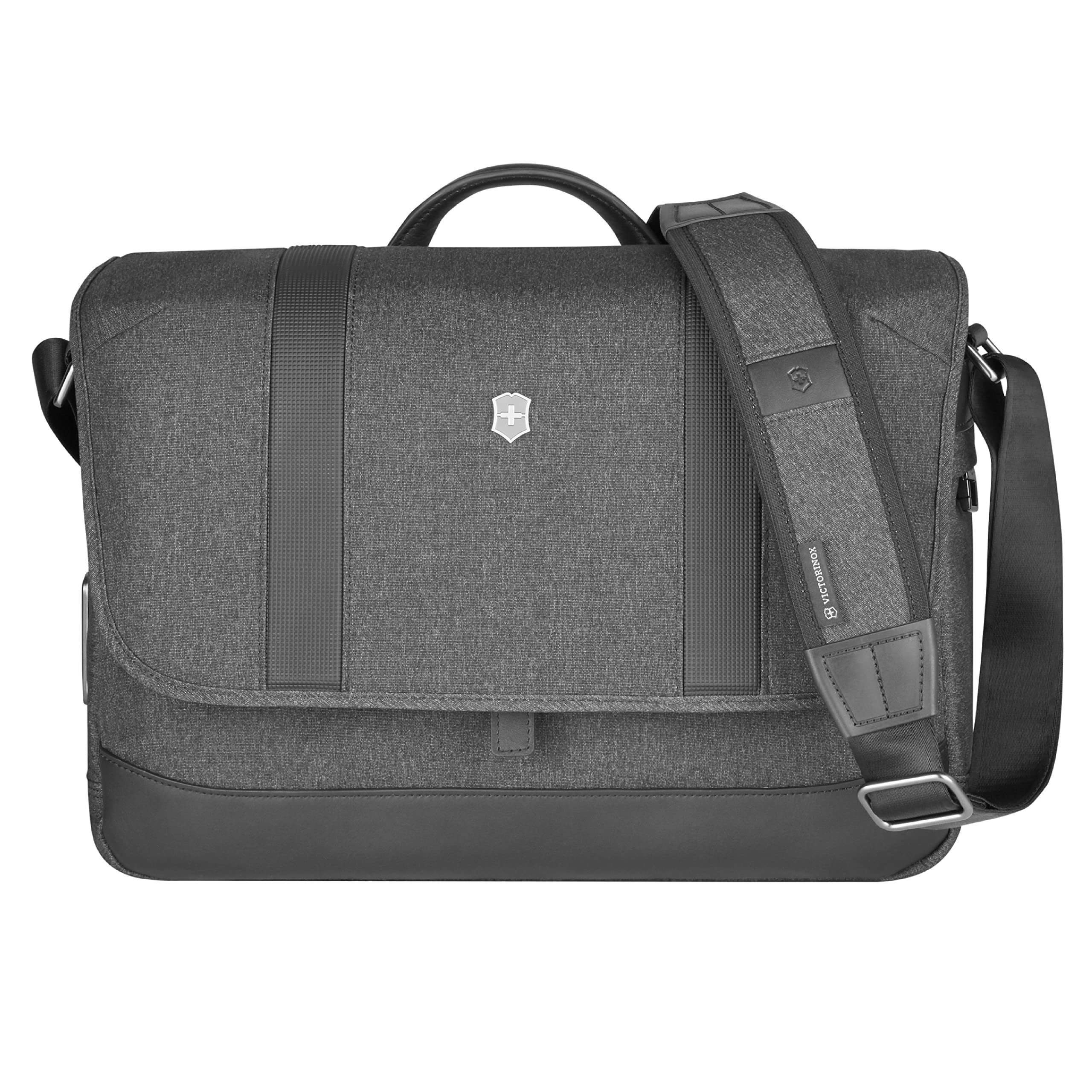 Victorinox Architecture Urban2 Messenger Bag - Stylish & Durable Laptop & Tablet Shoulder Bag for Work & Travel - 13L Gray - Perfect for Business Professionals & Commuters