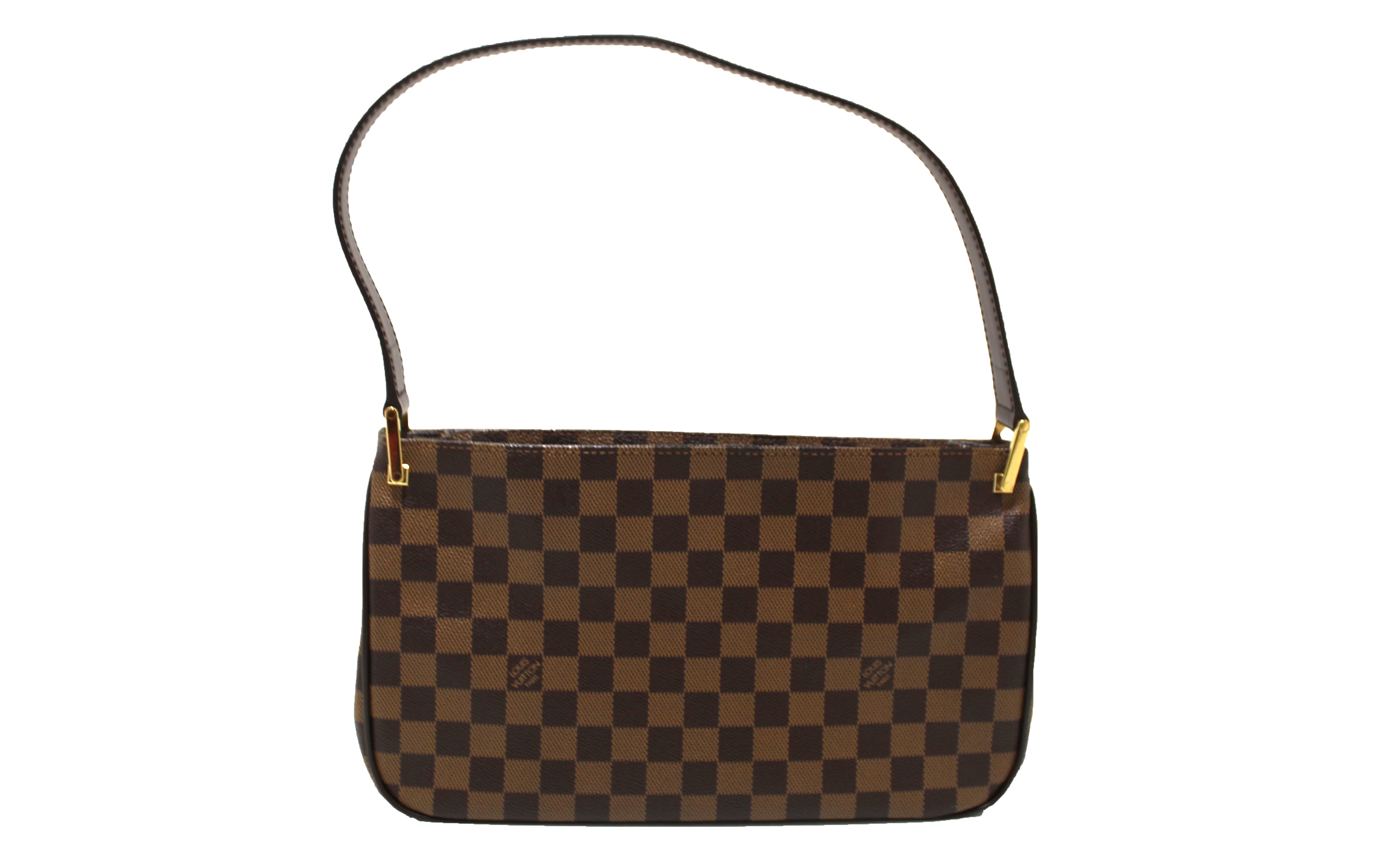 Authentic Louis Vuitton Damier Ebene Aubagne Shoulder Bag for Women | Luxury Designer Crossbody Purse | Perfect for Work, Travel & Evening Events