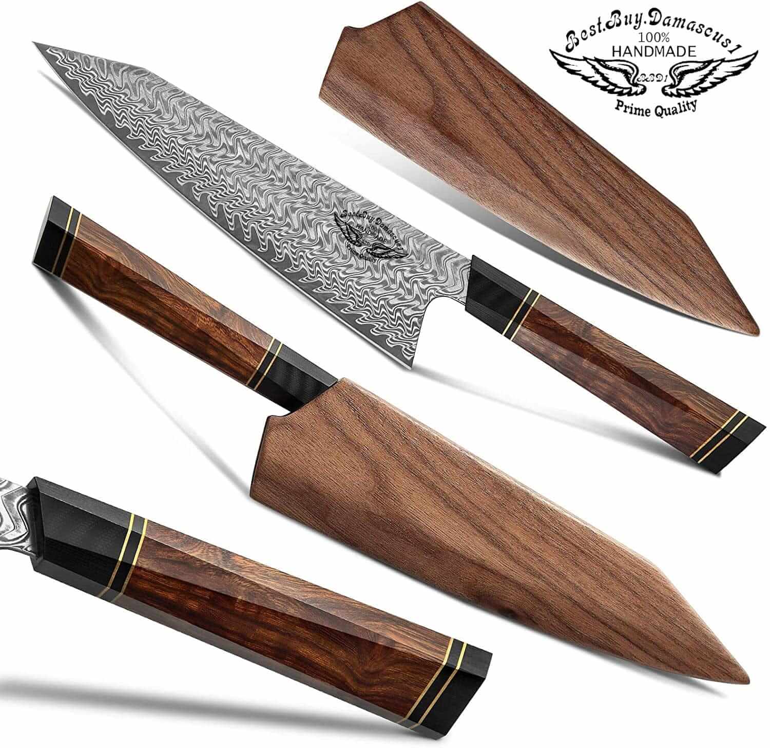 Premium Japanese VG10 Damascus Steel Chef Knife - Professional 8-Inch Kitchen Knife for Slicing, Dicing & Chopping - Perfect for Home Cooks & Professional Chefs