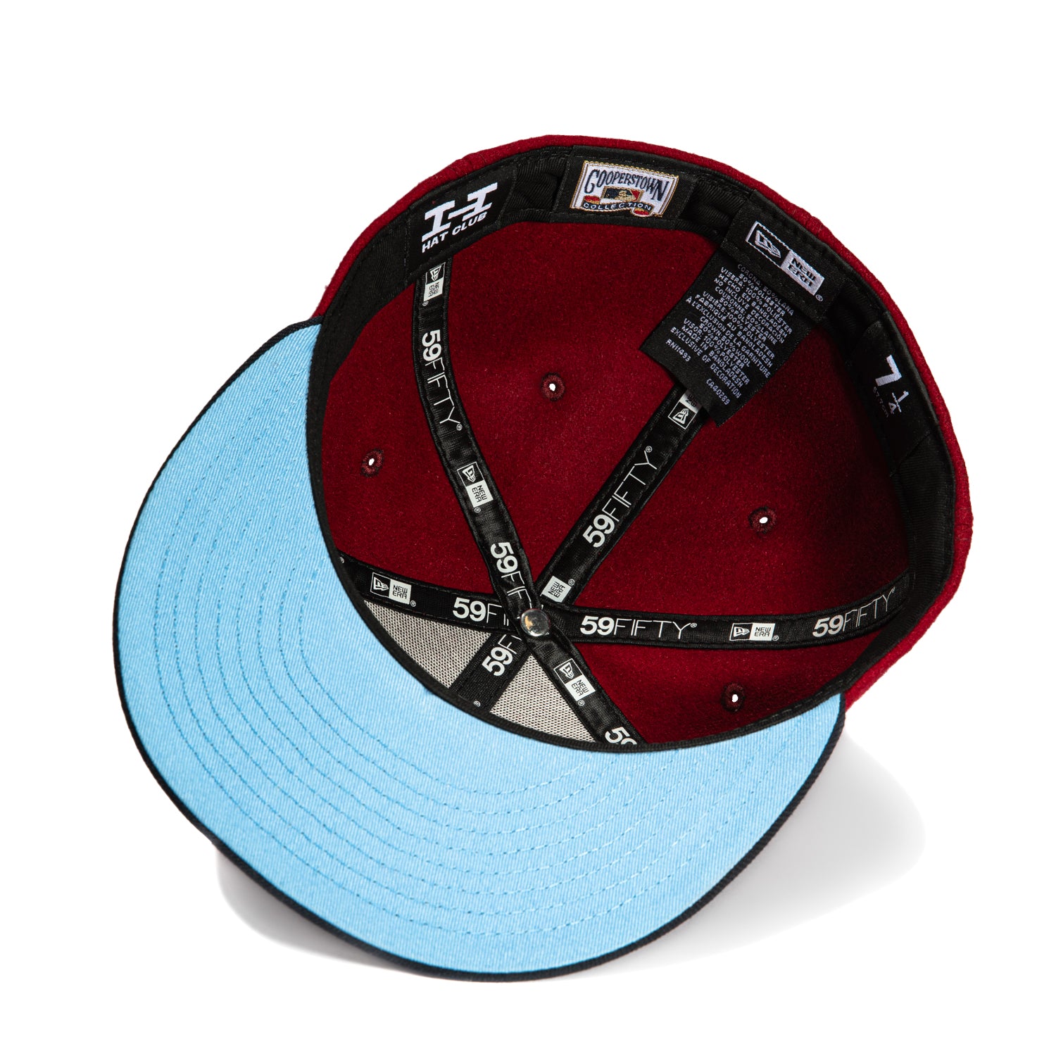 New Era 59Fifty Yankees 1998 World Series Patch Baseball Cap - Cardinal & Navy - Official MLB Licensed Snapback Hat for Yankees Fans, Sports Enthusiasts & Streetwear Fashion