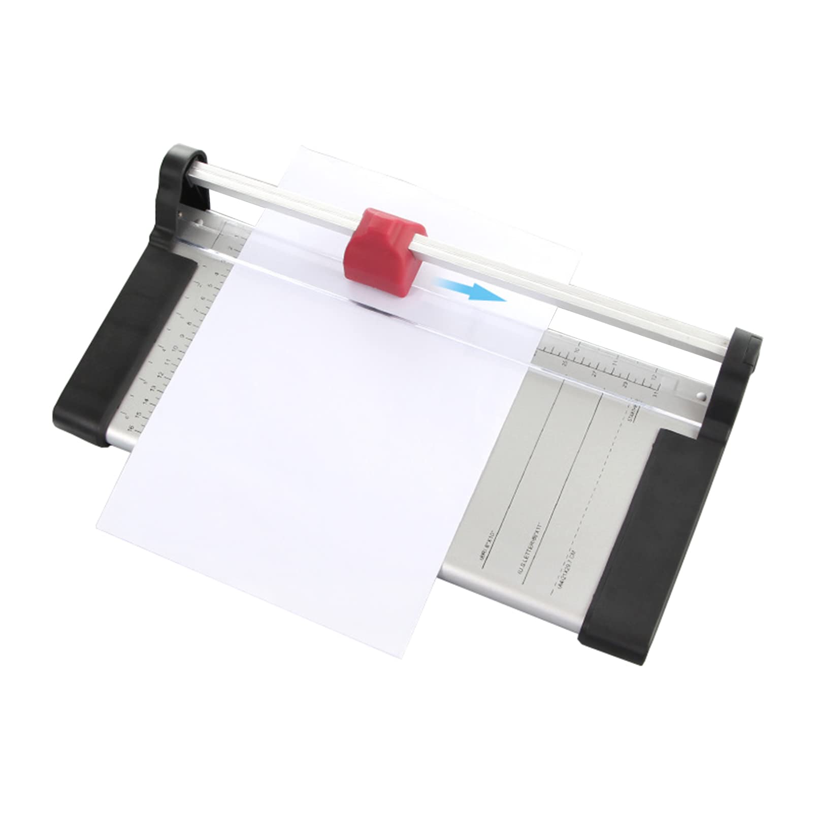 Precision Portable A4 Paper Cutter - Manual Guillotine Trimmer with Auto Safety Lock for Craft Paper, Photos, Coupons, Labels & Cardstock | Perfect for Scrapbooking, Office Work & DIY Projects