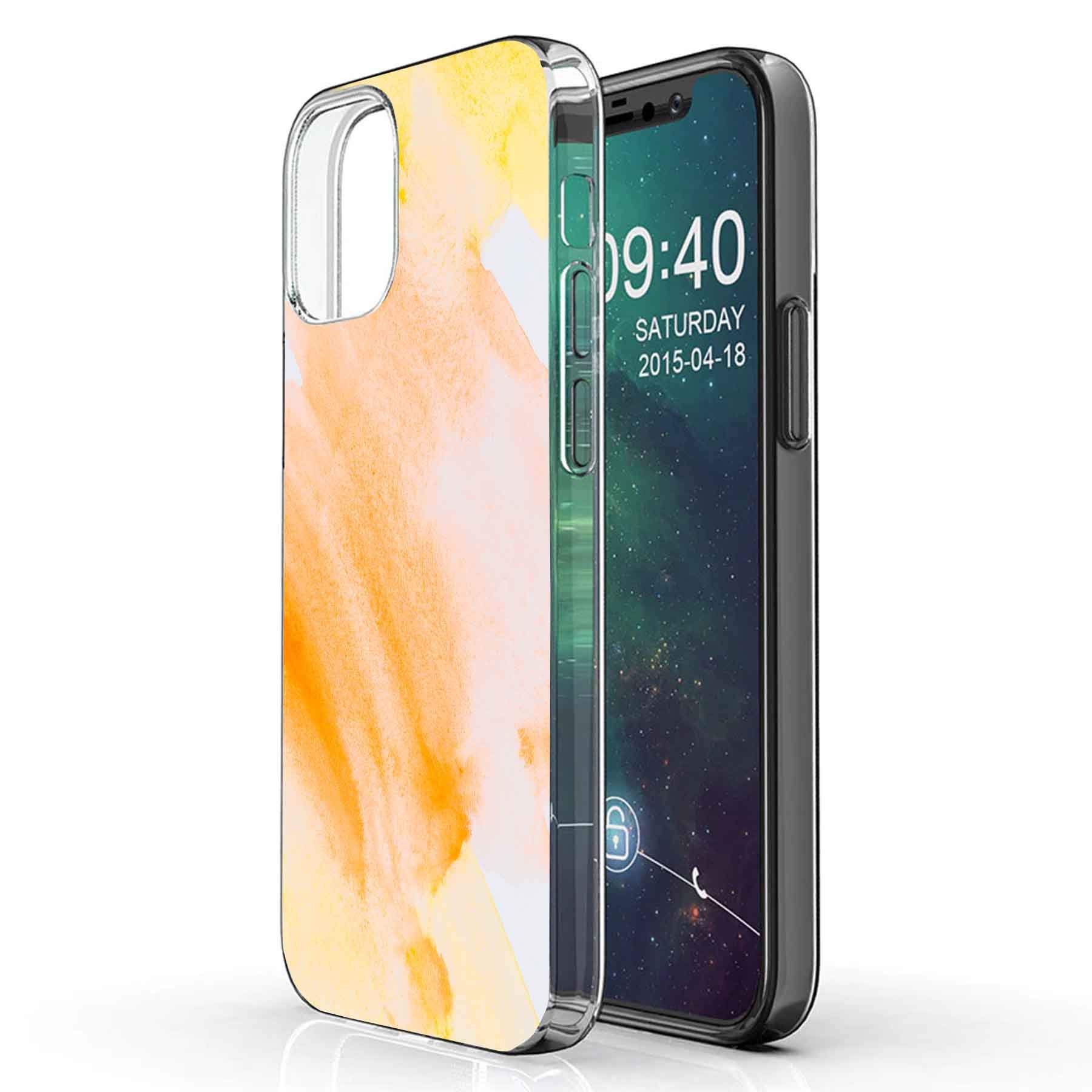Clear TPU Phone Case for Apple iPhone 12 Pro MAX - Pastel Gradient, Lightweight & Flexible, Soft Touch Anti-Scratch Protection | Designed in USA | Perfect for Everyday Use, Work & Travel