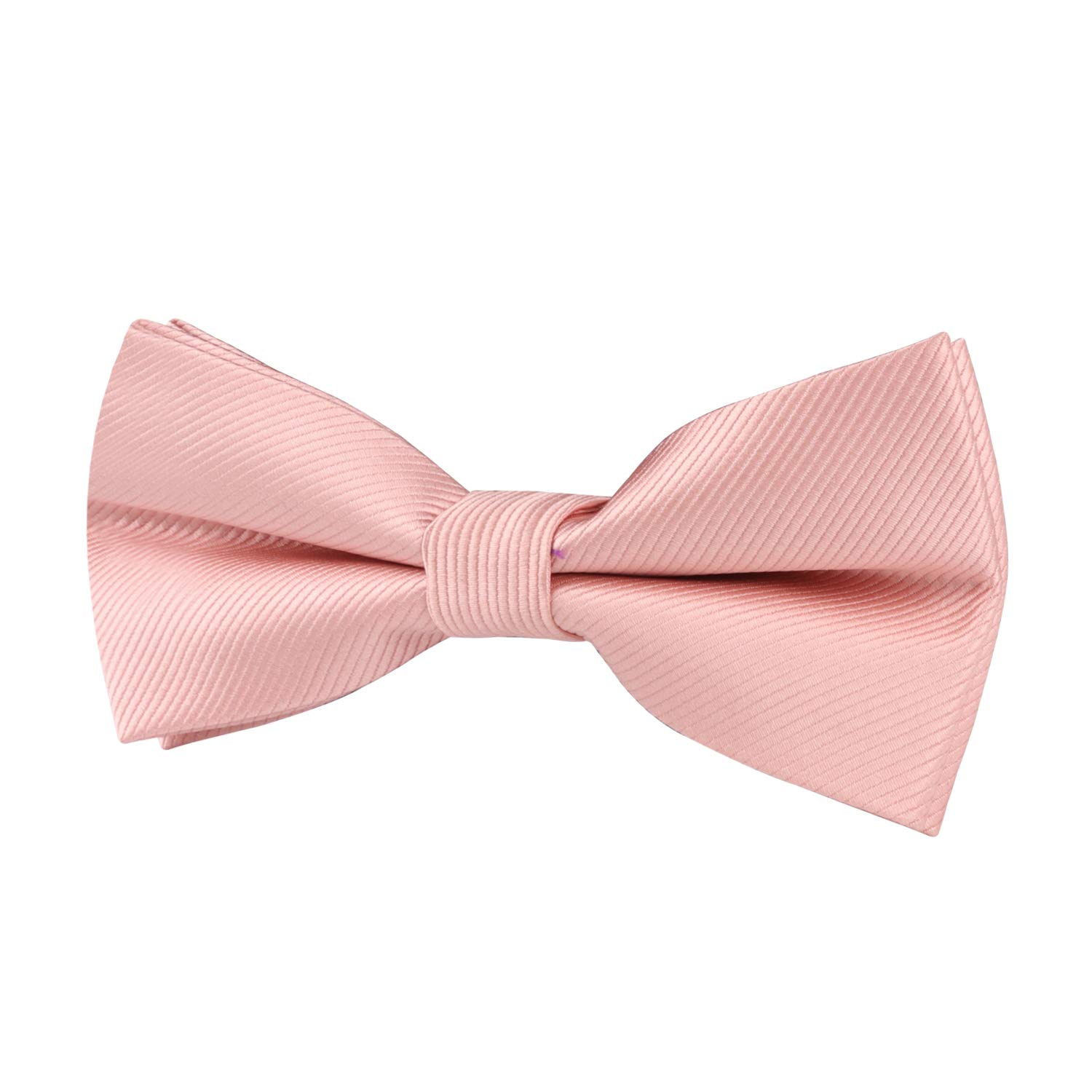 Rose Gold Pink Skinny Ties & Bowties Set for Men | Elegant Wedding Groomsmen Accessories with Pocket Square & Necktie – Perfect for Formal Events, Prom & Business Occasions