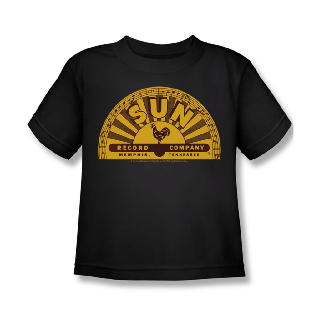 Sun Records Logo T-Shirt - Black Vintage Tee for Music Fans