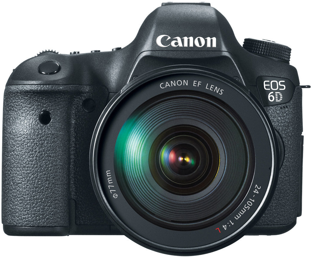 Canon EOS 6D DSLR Camera with EF 24-105mm f/4L IS USM Lens Kit - Professional Full Frame Digital Camera for Photography, Videography & Travel
