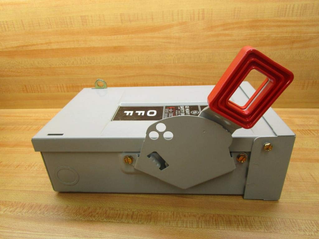 GE TH3221R Safety Switch - Heavy Duty 30 Amp Disconnect for HVAC, Pumps & Appliances | Weatherproof & Durable Outdoor Electrical Switch for Home & Commercial Use