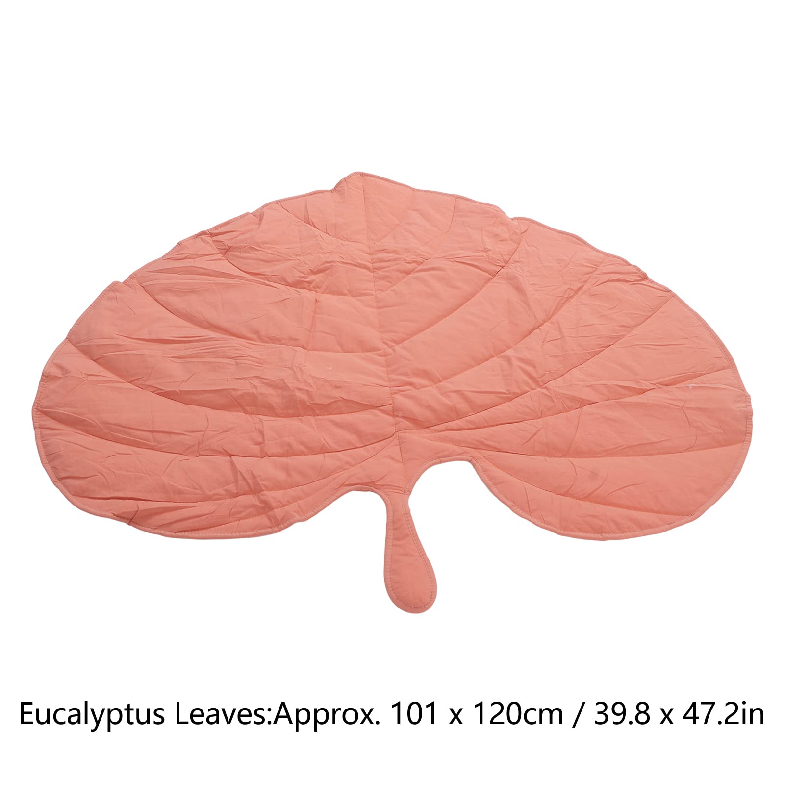 Soft Cotton Leaf-Shaped Baby Play Mat - Safe & Comfortable Non-Slip Nursery Rug for Infants & Toddlers - Perfect for Crawling, Playtime & Nursery Decor