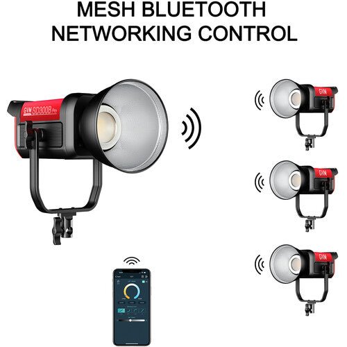 GVM Pro SD300B 300W Bi-Color LED Monolight - Professional Studio Lighting for Photography & Videography - Perfect for Portraits, Product Shoots, and YouTube Videos