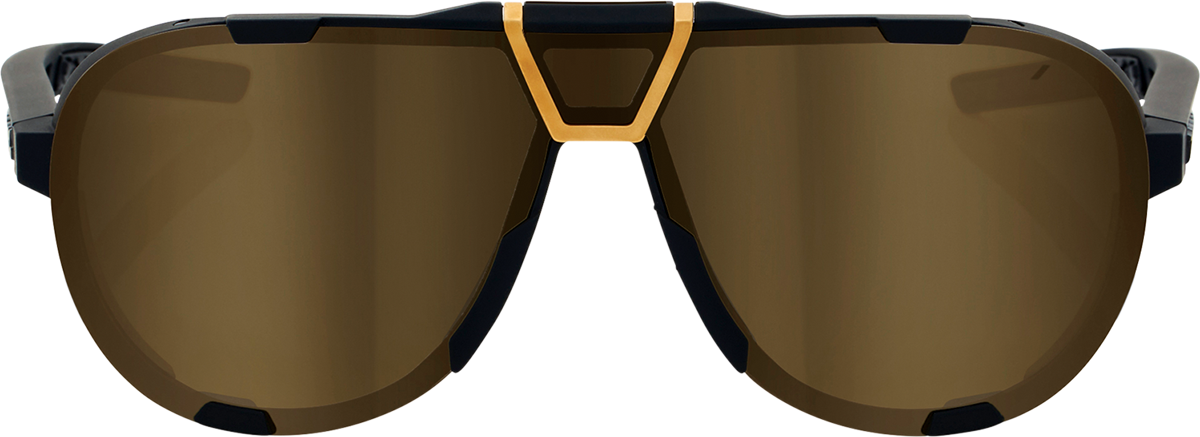Westcraft Sunglasses - Soft Tact Black & Soft Gold Mirror Lenses (Model 61046 258 01) - UV Protection, Polarized, Fashionable for Outdoor Activities, Driving, Beach & Summer Style