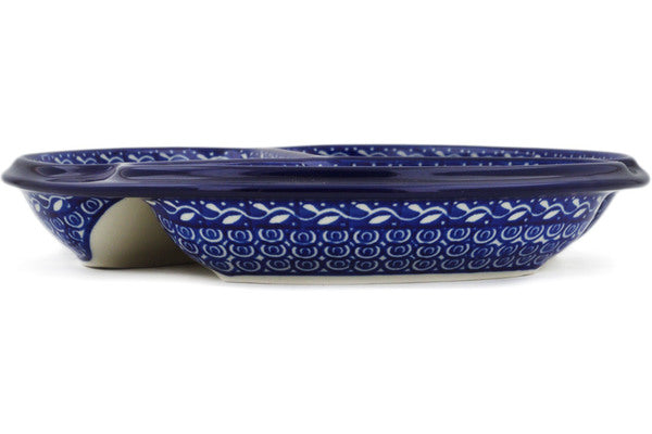 10 Divided Bento Box with Ocean Wave Design - Perfect for Meal Prep, Lunch Boxes, and Party Platters | Eco-Friendly Food Storage Container