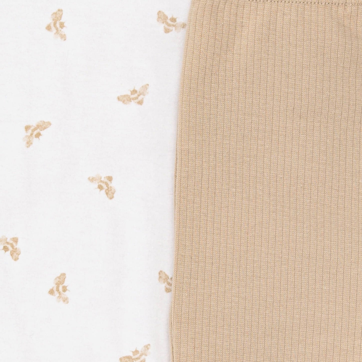 Golden Bee Cloud Ribbed Bodysuit and Pant Set - Soft & Stretchy Lingerie for Women | Perfect for Sleepwear, Lounge Wear & Everyday Comfort