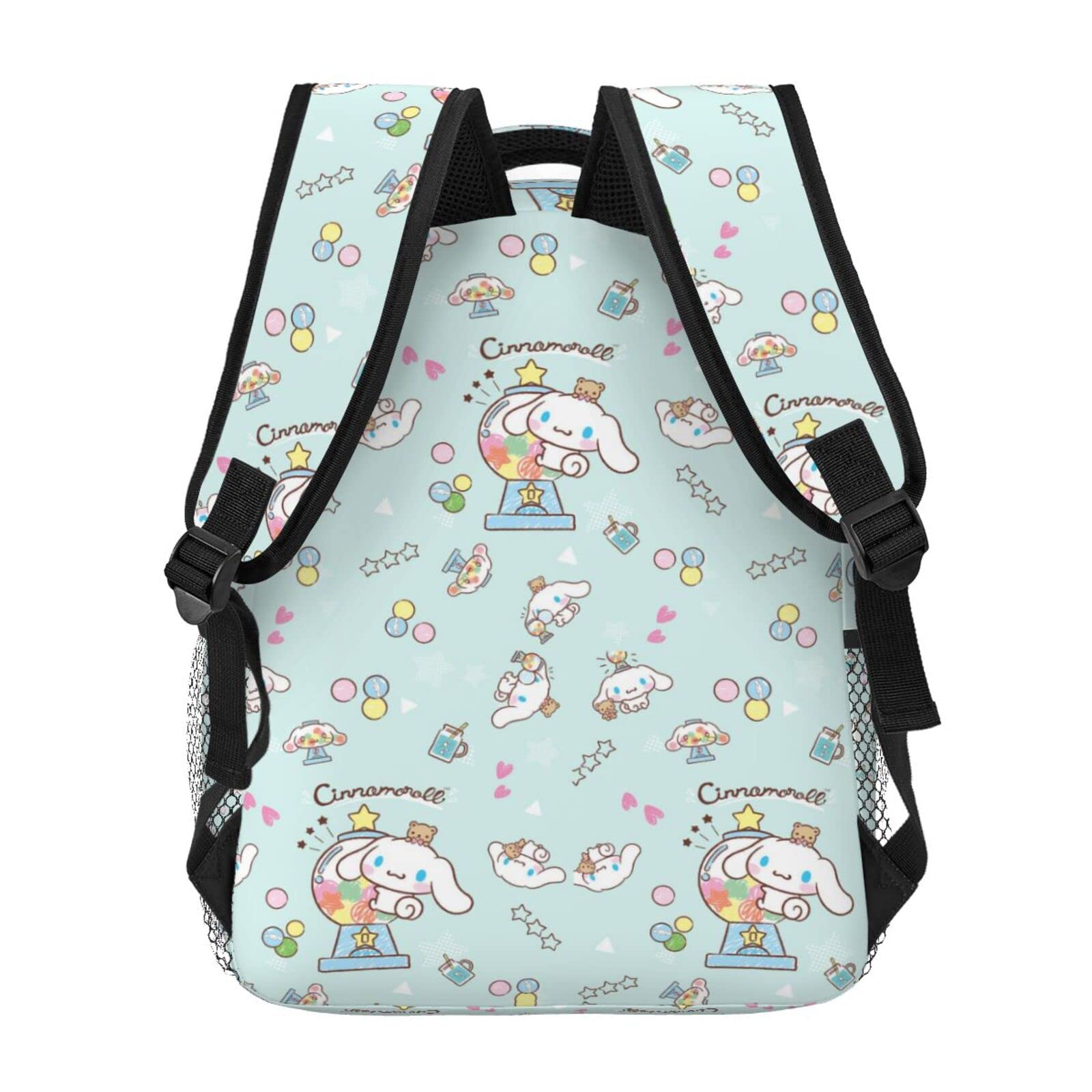 Cute Cinnamoroll Cartoon Backpack for Men & Women - Waterproof Large Capacity Daypack with Puppy Print - Perfect for School, Travel & Casual Use