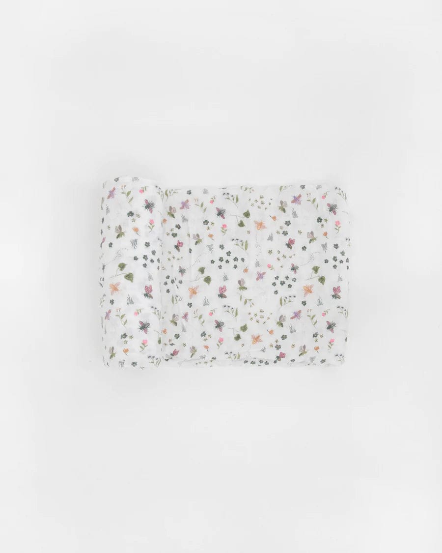 Little Unicorn 100% Cotton Muslin Swaddle Blanket - Soft Baby Swaddles for Newborns, Breathable & Lightweight for Nursery, Travel & Photo Shoots