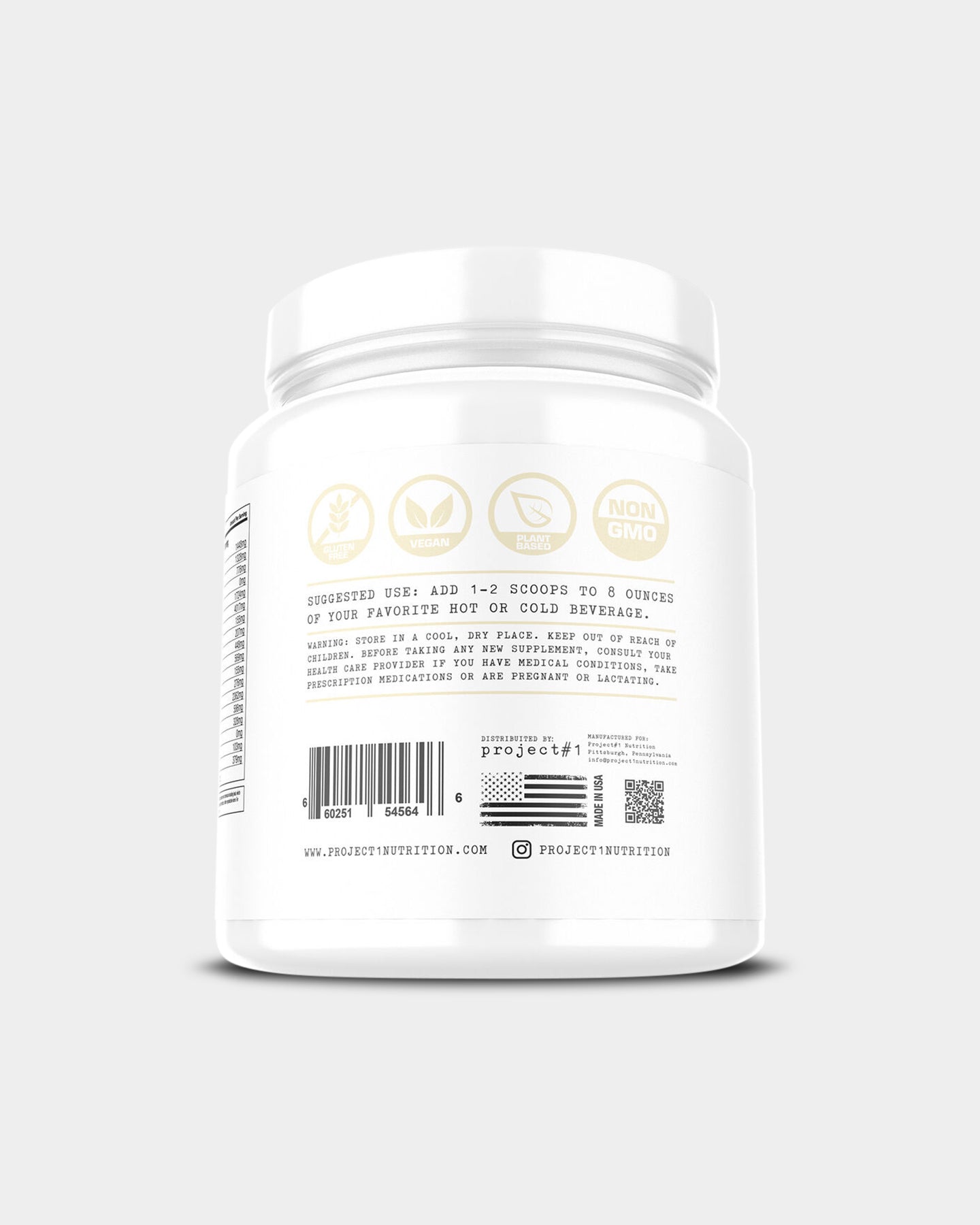 Premium Hydrolyzed Collagen Peptides Powder for Skin, Hair & Nails - Supports Joint Health & Anti-Aging - Unflavored Protein Supplement for Smoothies, Coffee & Baking (Project#1 Nutrition)