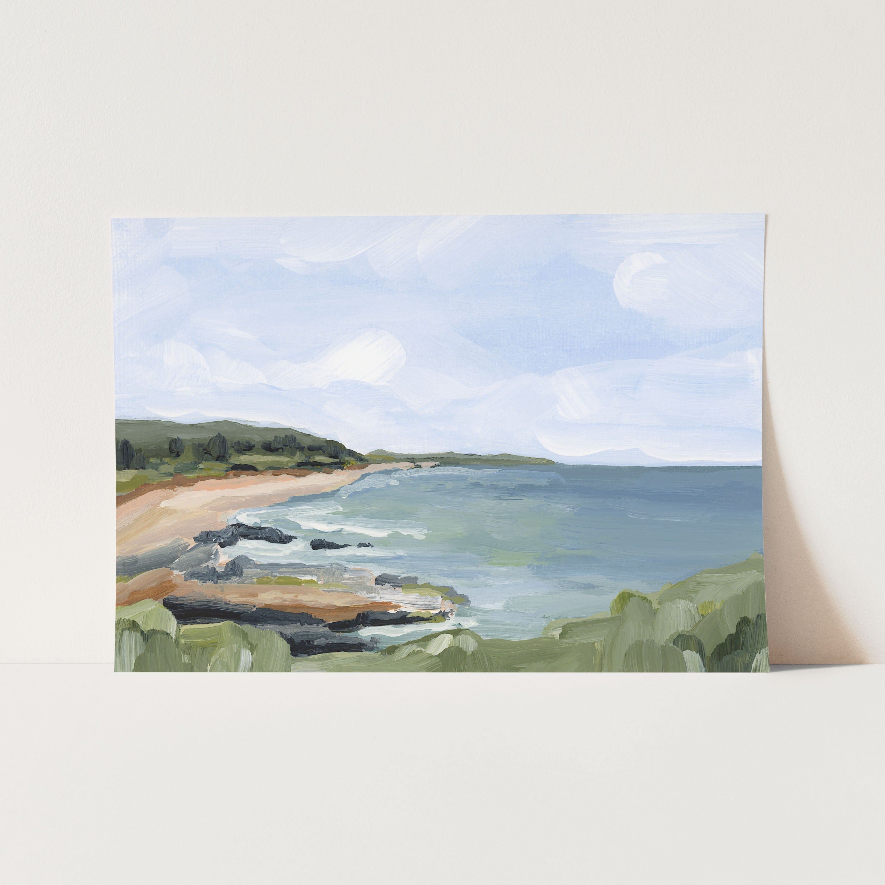 Diamond Head Hawaii Landscape Art Print - Stunning Wall Decor for Living Room, Bedroom & Office