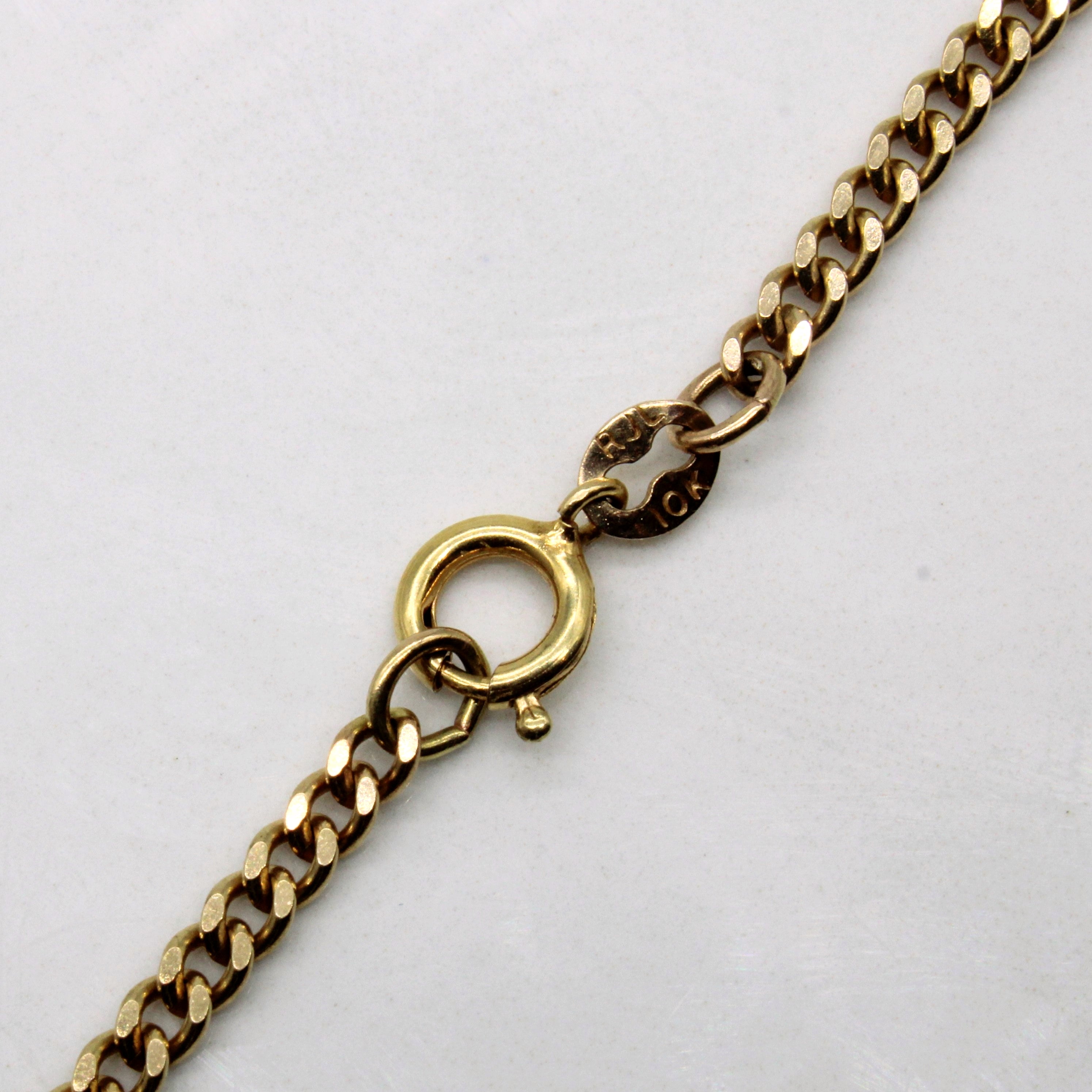 10K Yellow Gold Cuban Link Chain 18 Inch - Stylish Men's & Women's Jewelry for Everyday Wear, Parties & Gifts