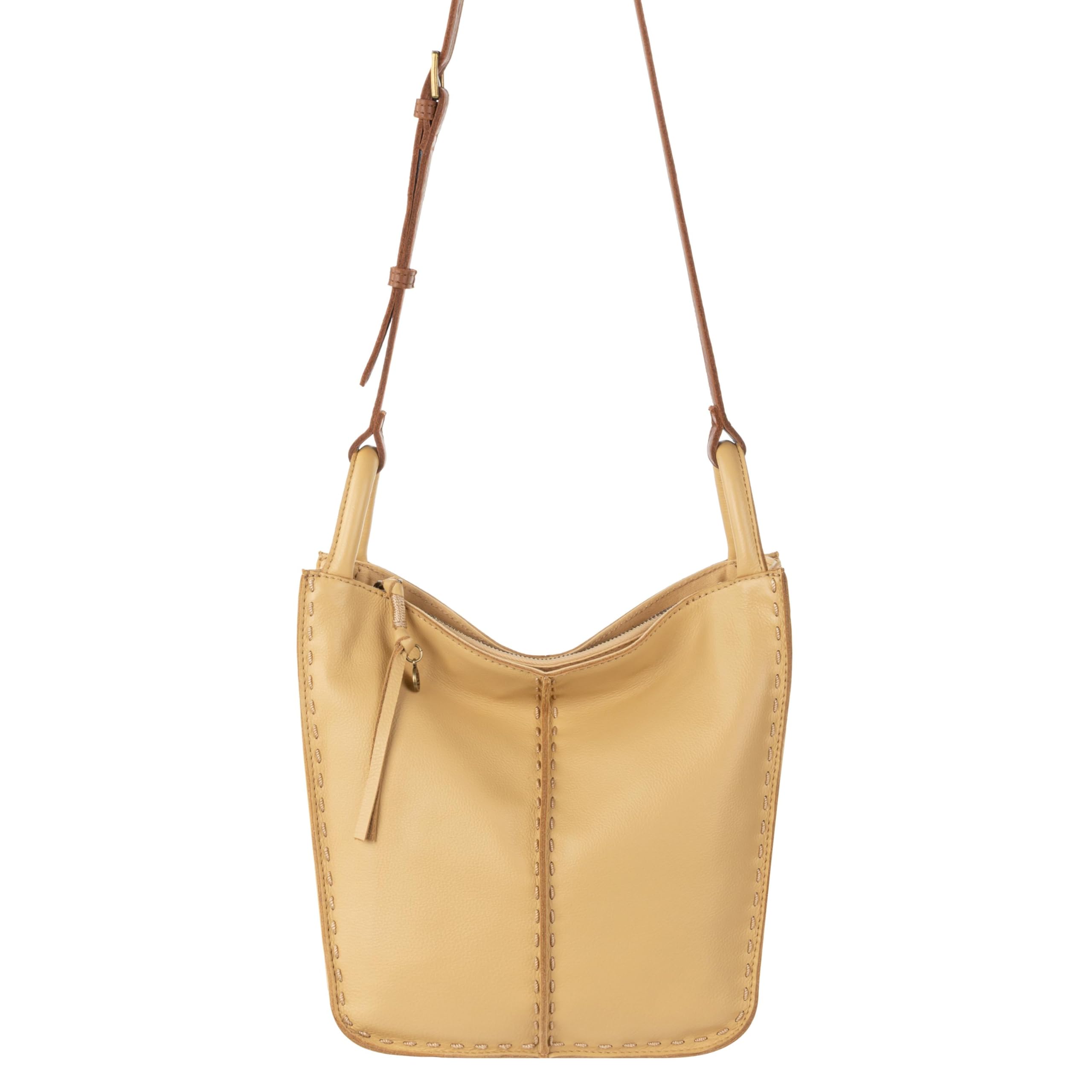 The Sak Los Feliz Crossbody Purse for Women - Genuine Leather Handbag with Adjustable Shoulder Strap - Perfect for Everyday Use, Travel & Shopping - Stylish & Functional Crossbody Bag