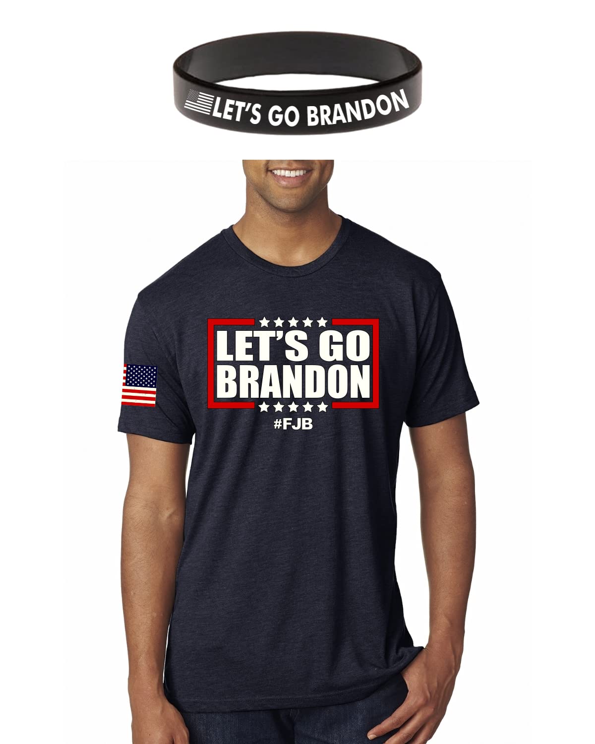 Premium Tri-Blend Political T-Shirt for Men - FJB Brandon America - Comfortable & Stylish for Protests, Rallies & Casual Wear