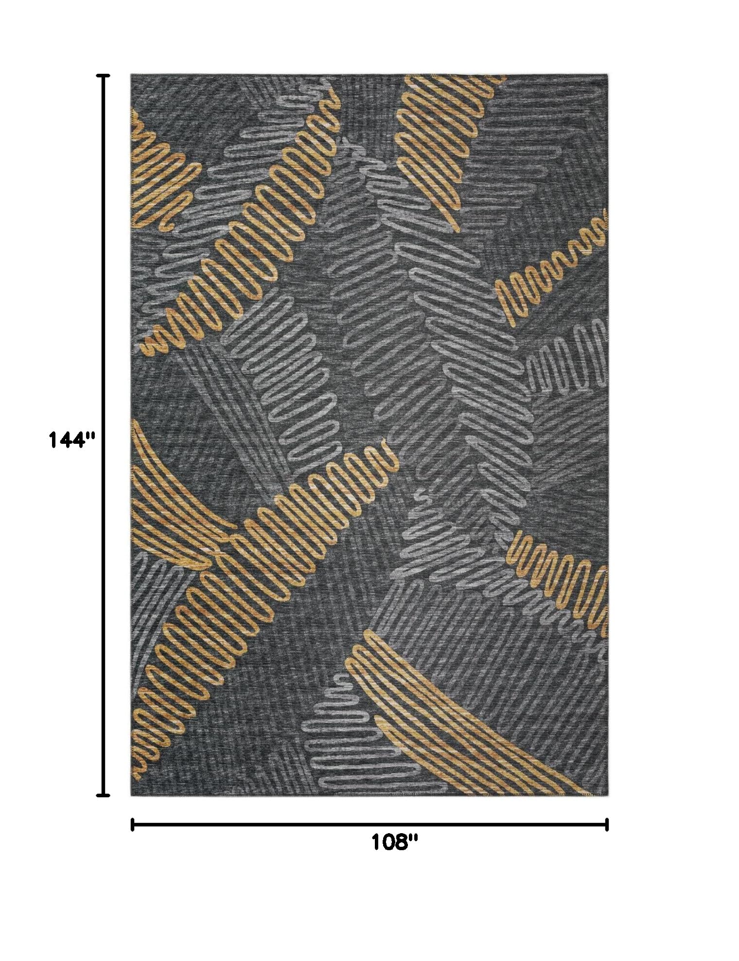 Addison Rugs Yuma AYU41 Gray 9' x 12' Area Rug - Soft Modern Indoor Carpet for Living Room, Bedroom & Office Decor