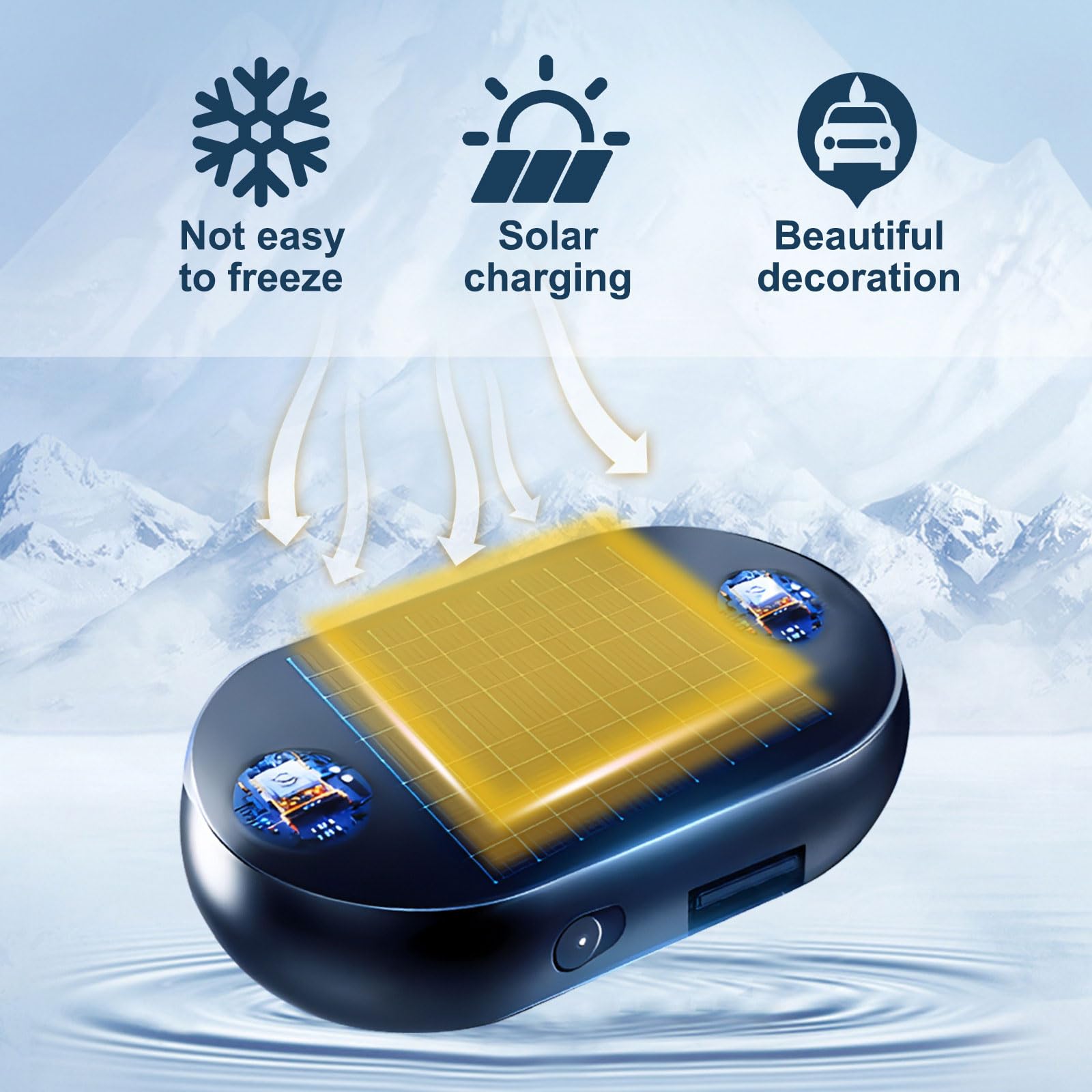 Car Windshield Deicer - Electromagnetic Snow Removal & Anti-Ice Device for Auto Glass | Quick Winter Defroster for Cars, Trucks & SUVs | Perfect for Cold Weather & Frosty Mornings