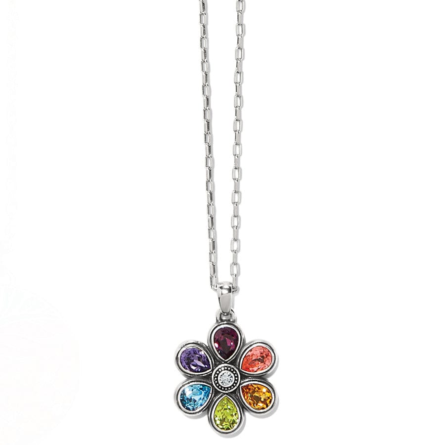Bellissima Fiore Reversible Pendant Necklace for Women - 18K Gold Plated Floral Jewelry Gift for Her - Perfect for Date Night, Anniversary & Special Occasions